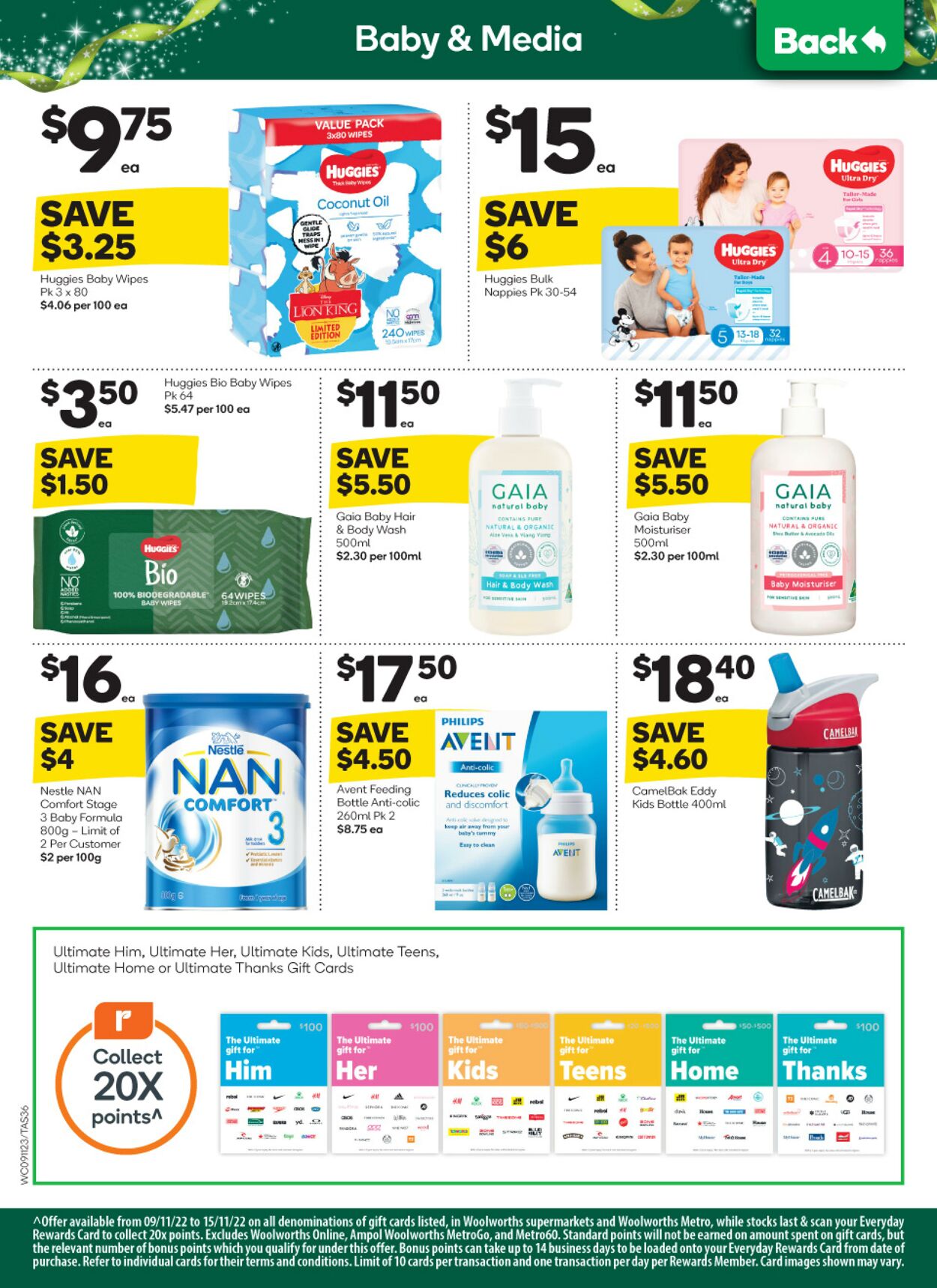 Catalogue Woolworths 09.11.2022 - 15.11.2022