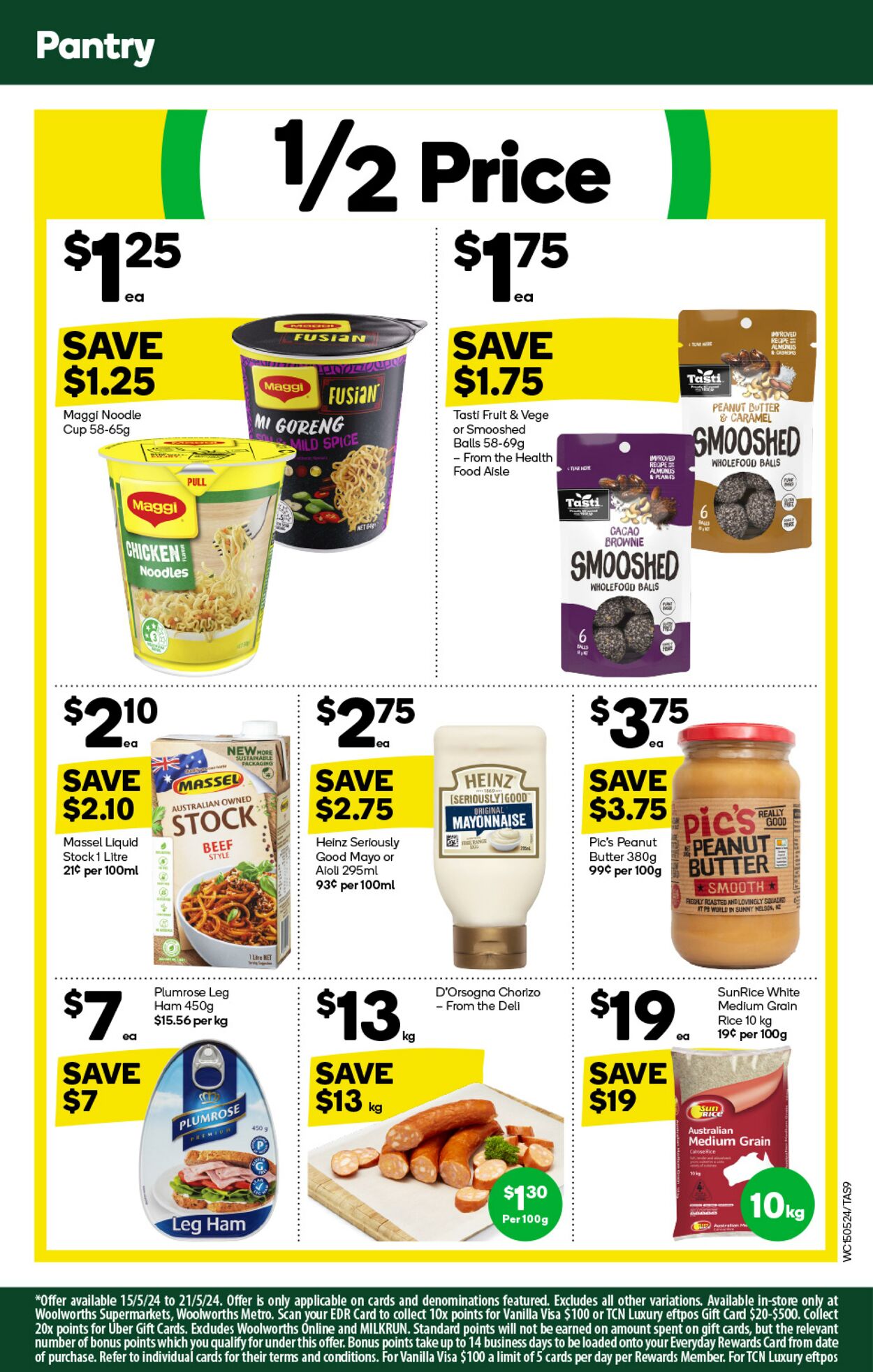 Catalogue Woolworths 15.05.2024 - 21.05.2024