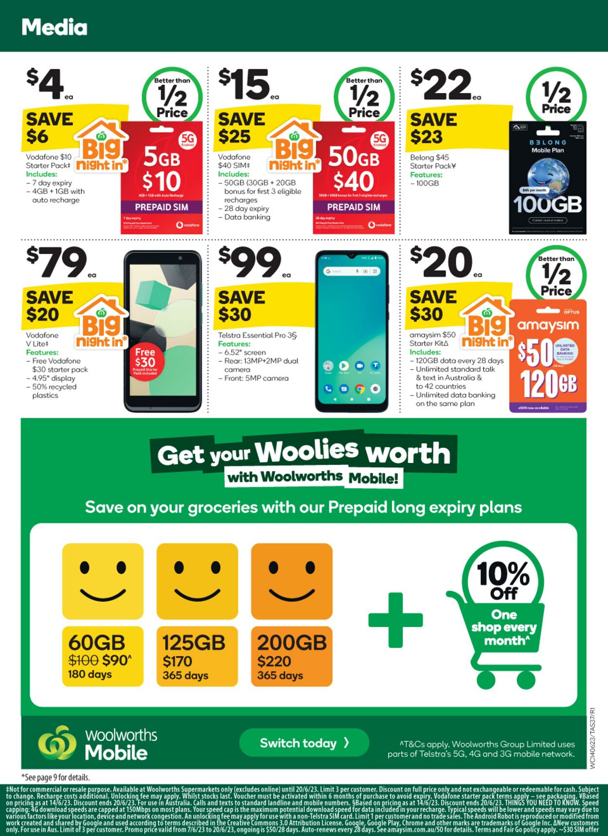 Catalogue Woolworths 14.06.2023 - 20.06.2023