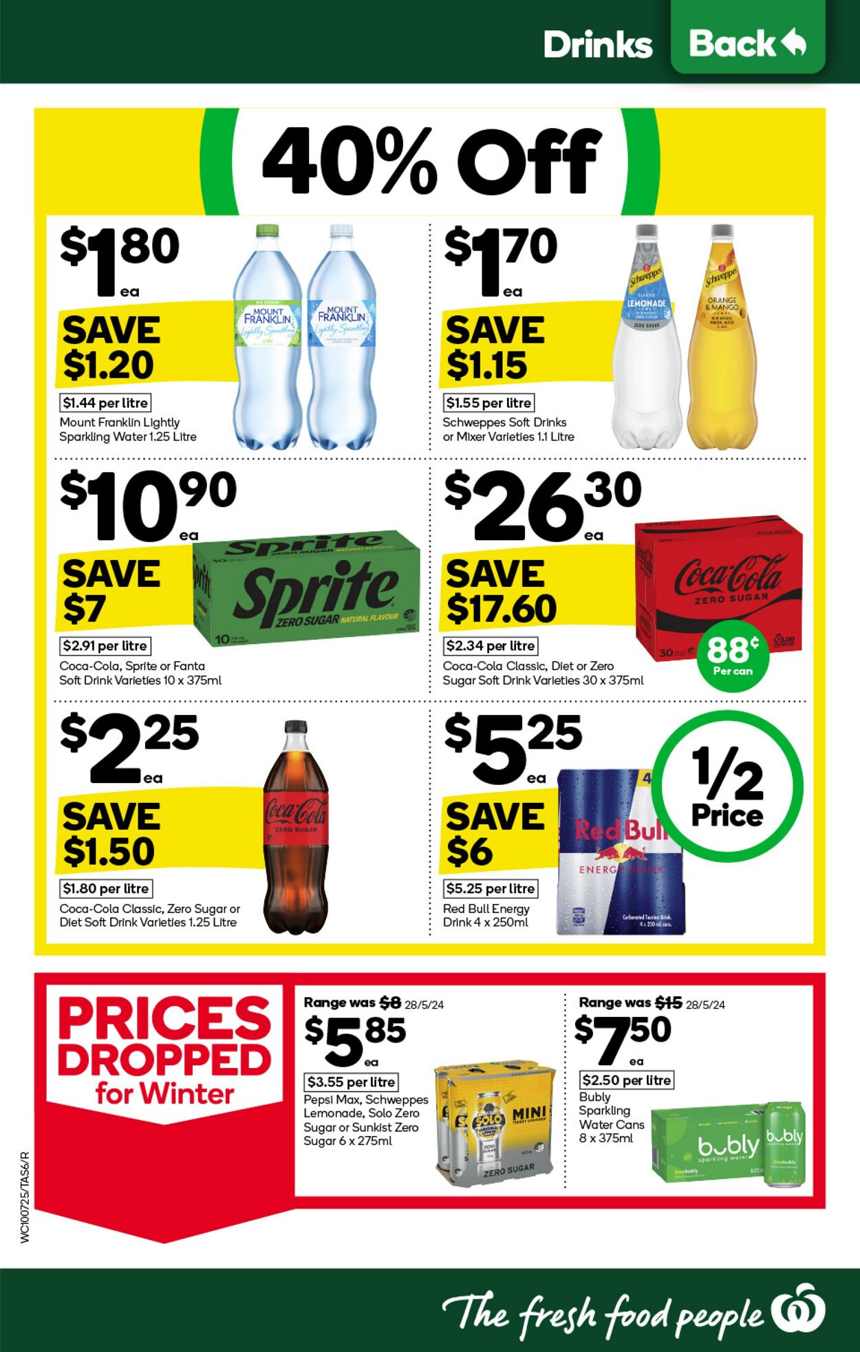 Catalogue Woolworths 10.07.2024 - 16.07.2024