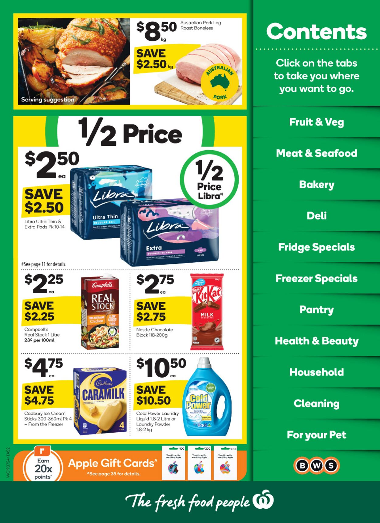 Catalogue Woolworths 19.07.2023 - 25.07.2023