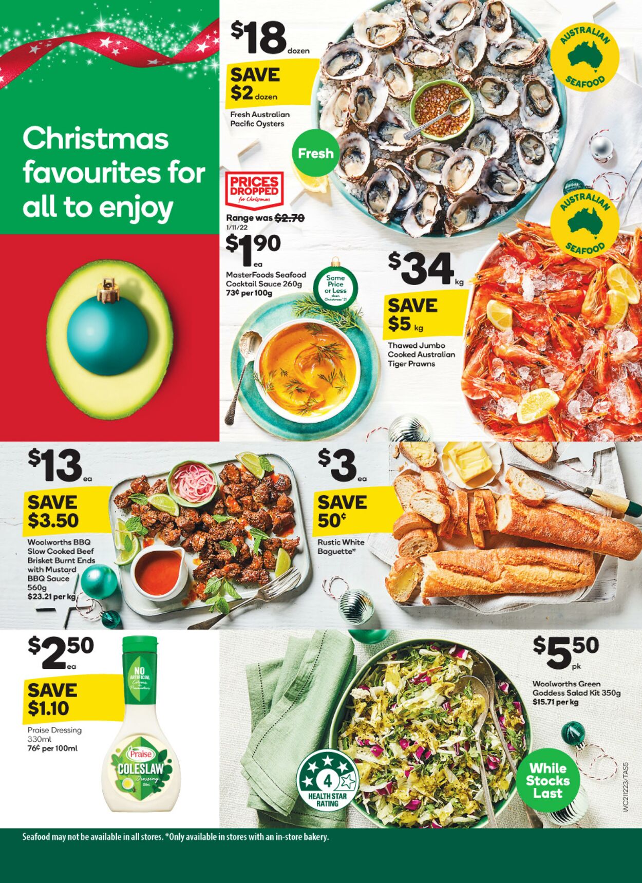 Catalogue Woolworths 21.12.2022 - 27.12.2022