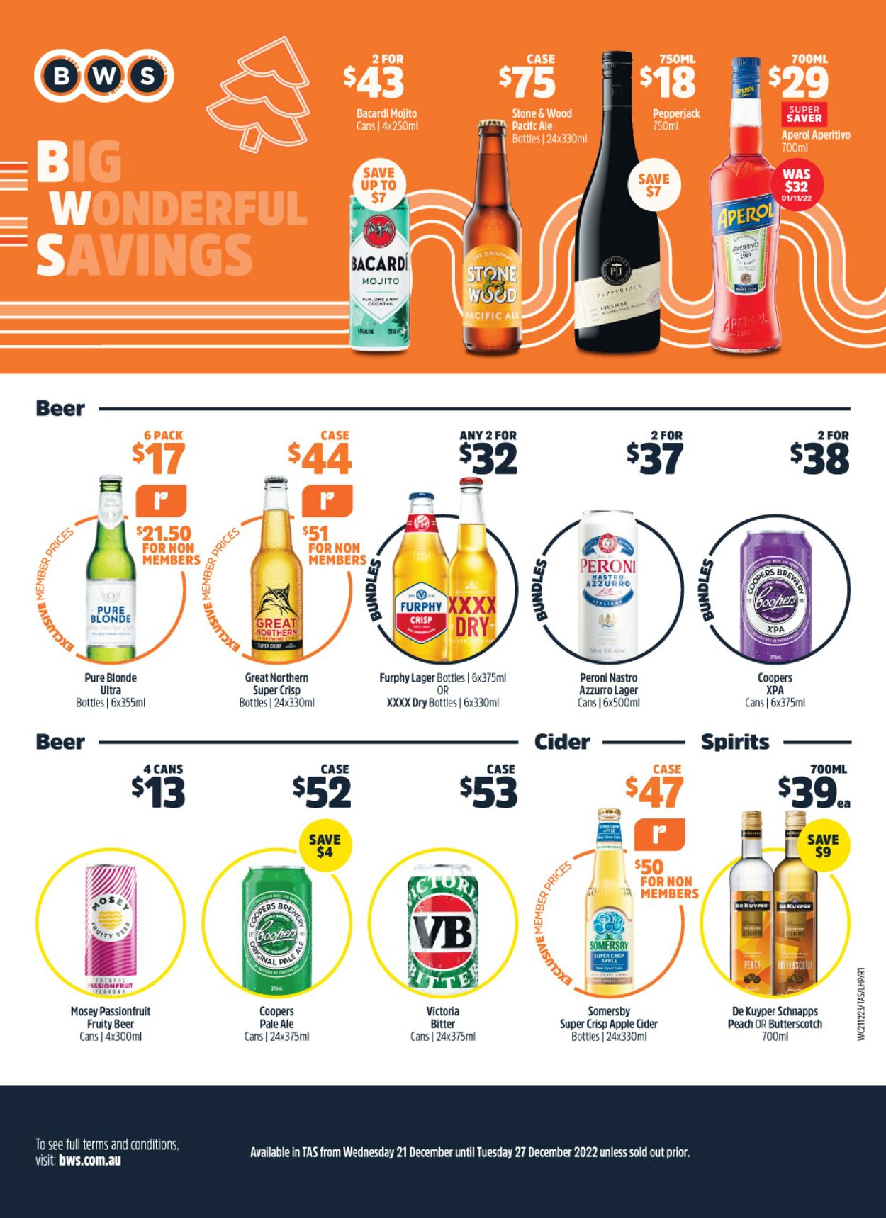 Catalogue Woolworths 21.12.2022 - 27.12.2022