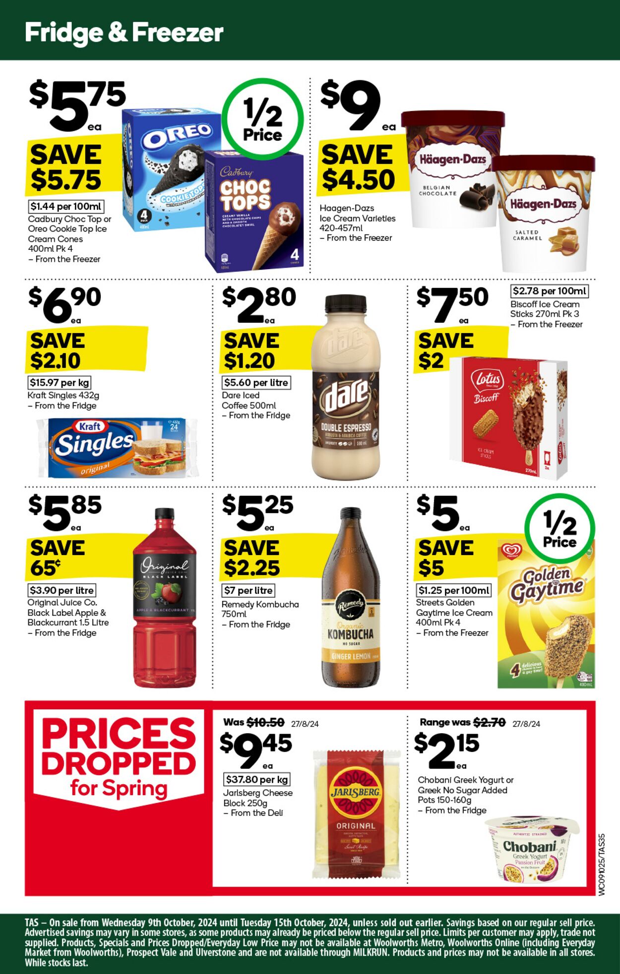 Catalogue Woolworths 09.10.2024 - 15.10.2024