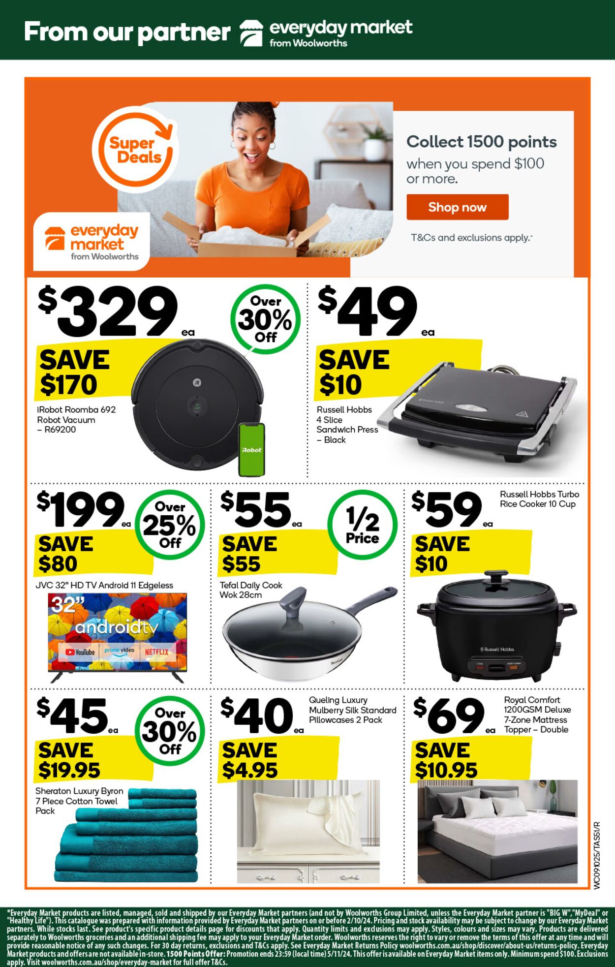 Catalogue Woolworths 09.10.2024 - 15.10.2024