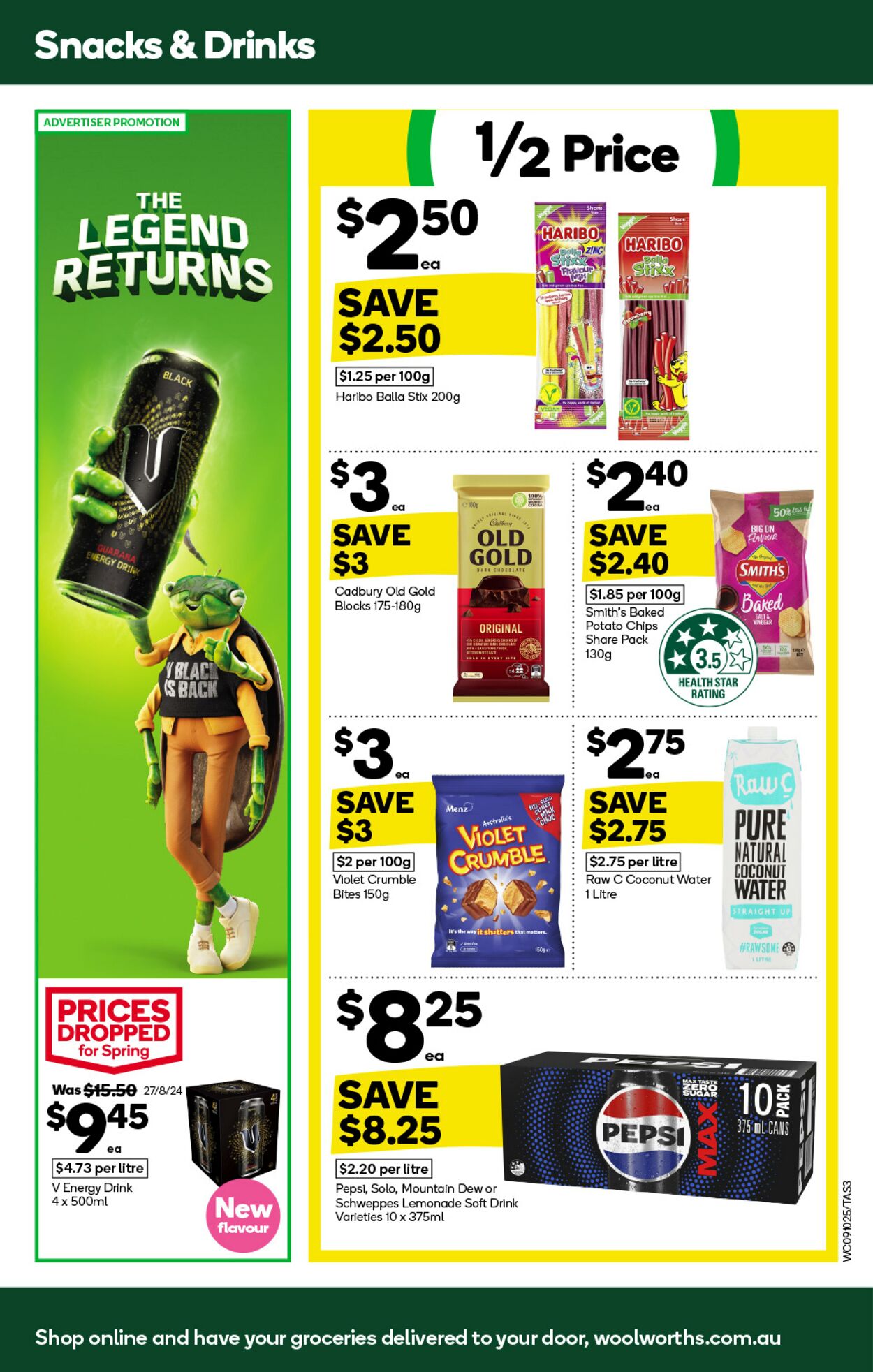 Catalogue Woolworths 09.10.2024 - 15.10.2024