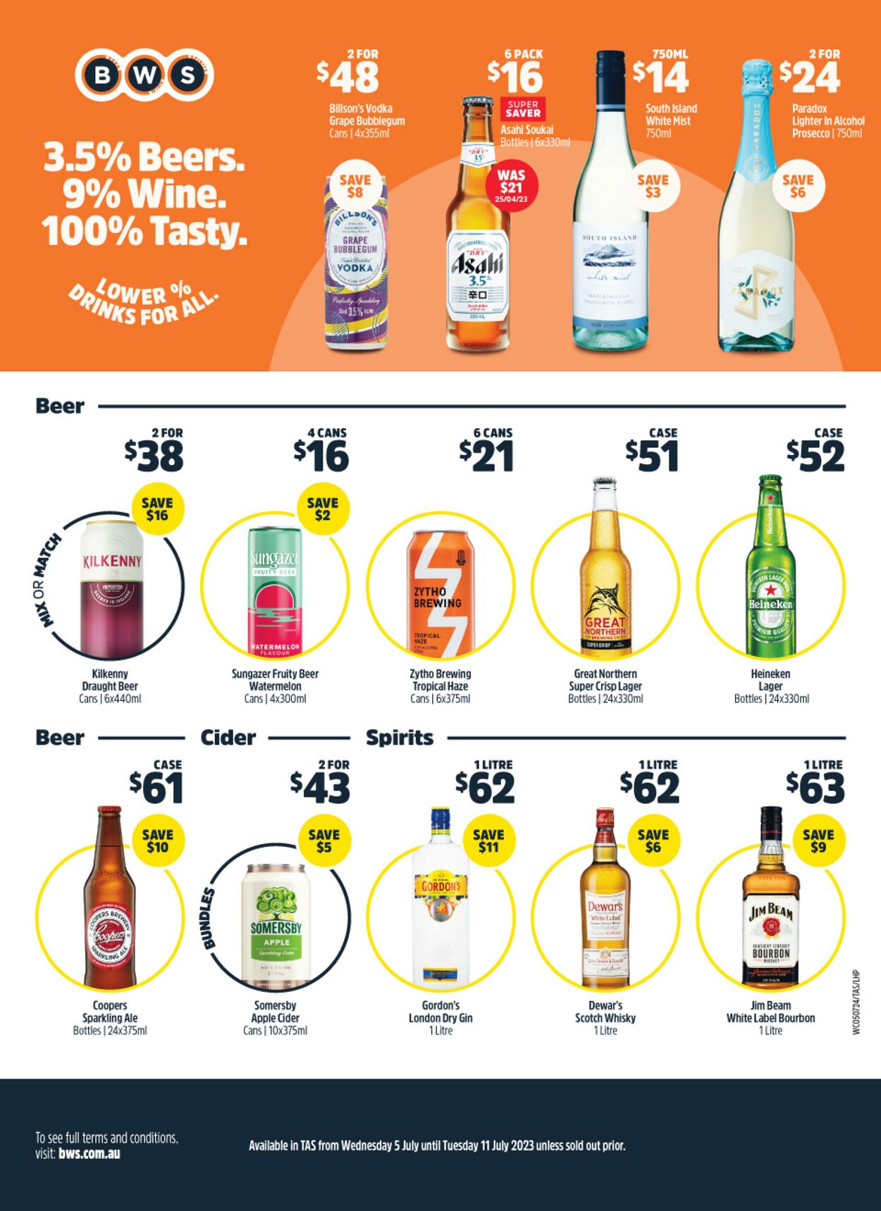 Catalogue Woolworths 05.07.2023 - 11.07.2023