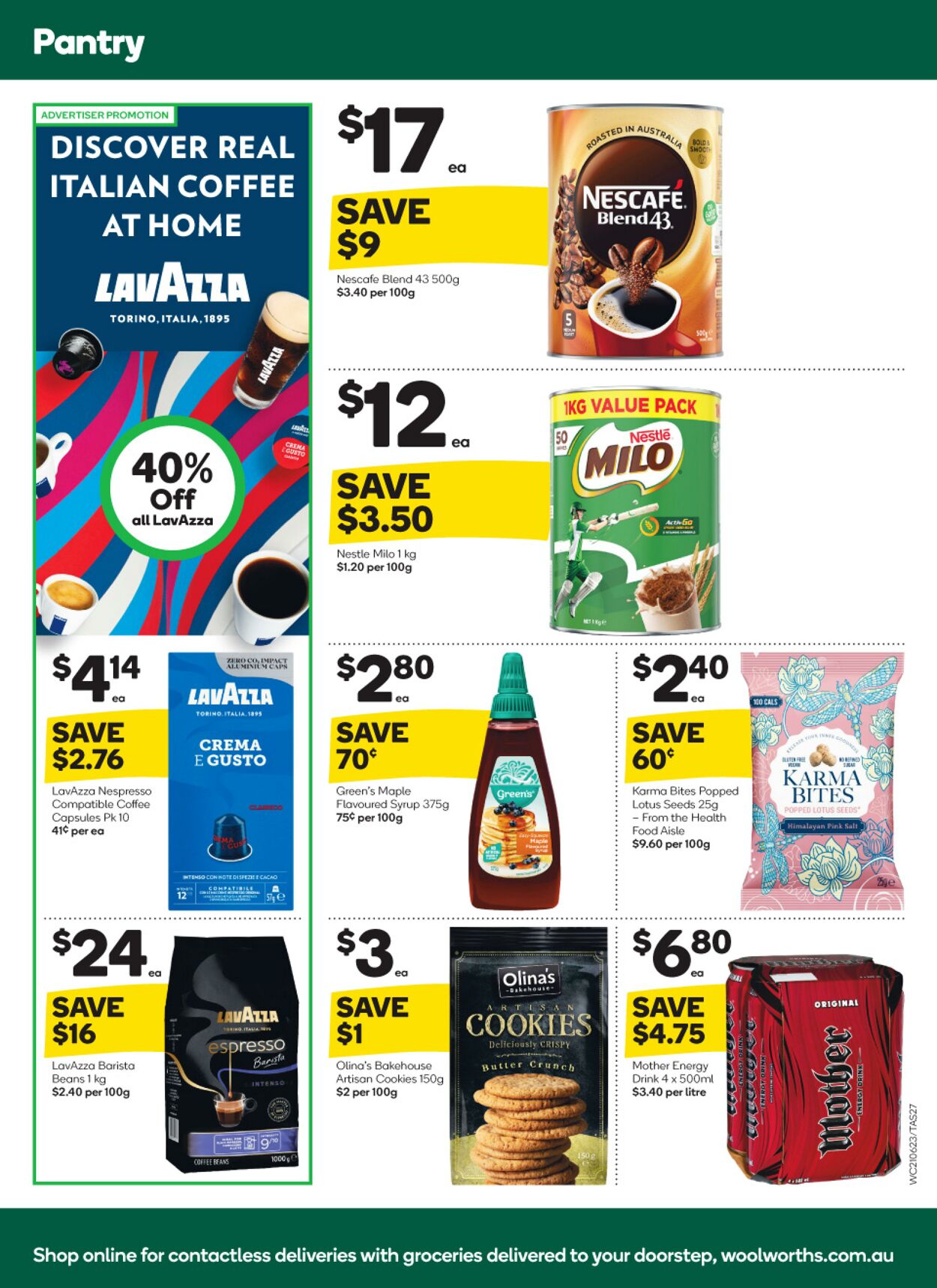 Catalogue Woolworths 21.06.2023 - 27.06.2023