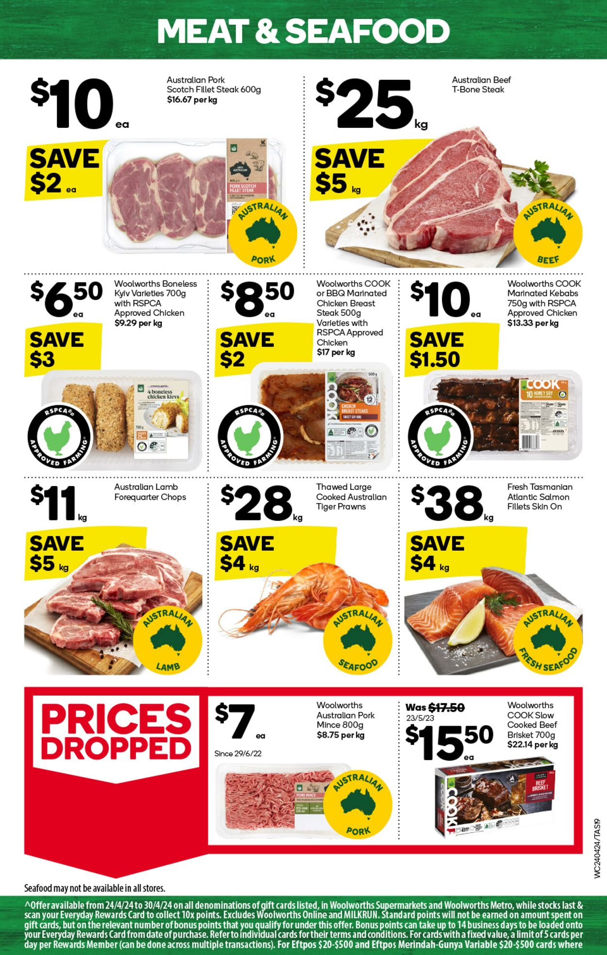 Catalogue Woolworths 24.04.2024 - 30.04.2024