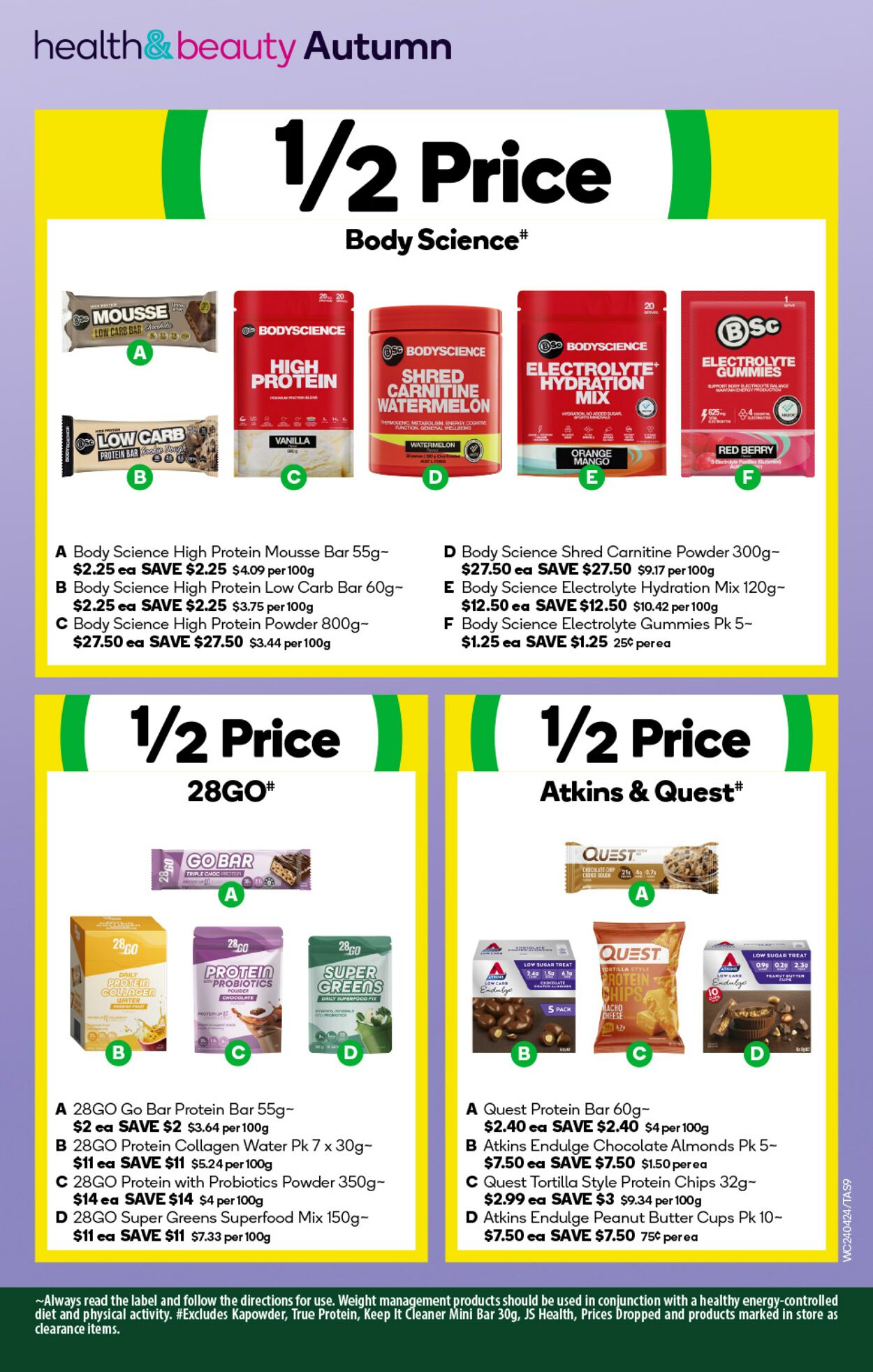 Catalogue Woolworths 24.04.2024 - 30.04.2024