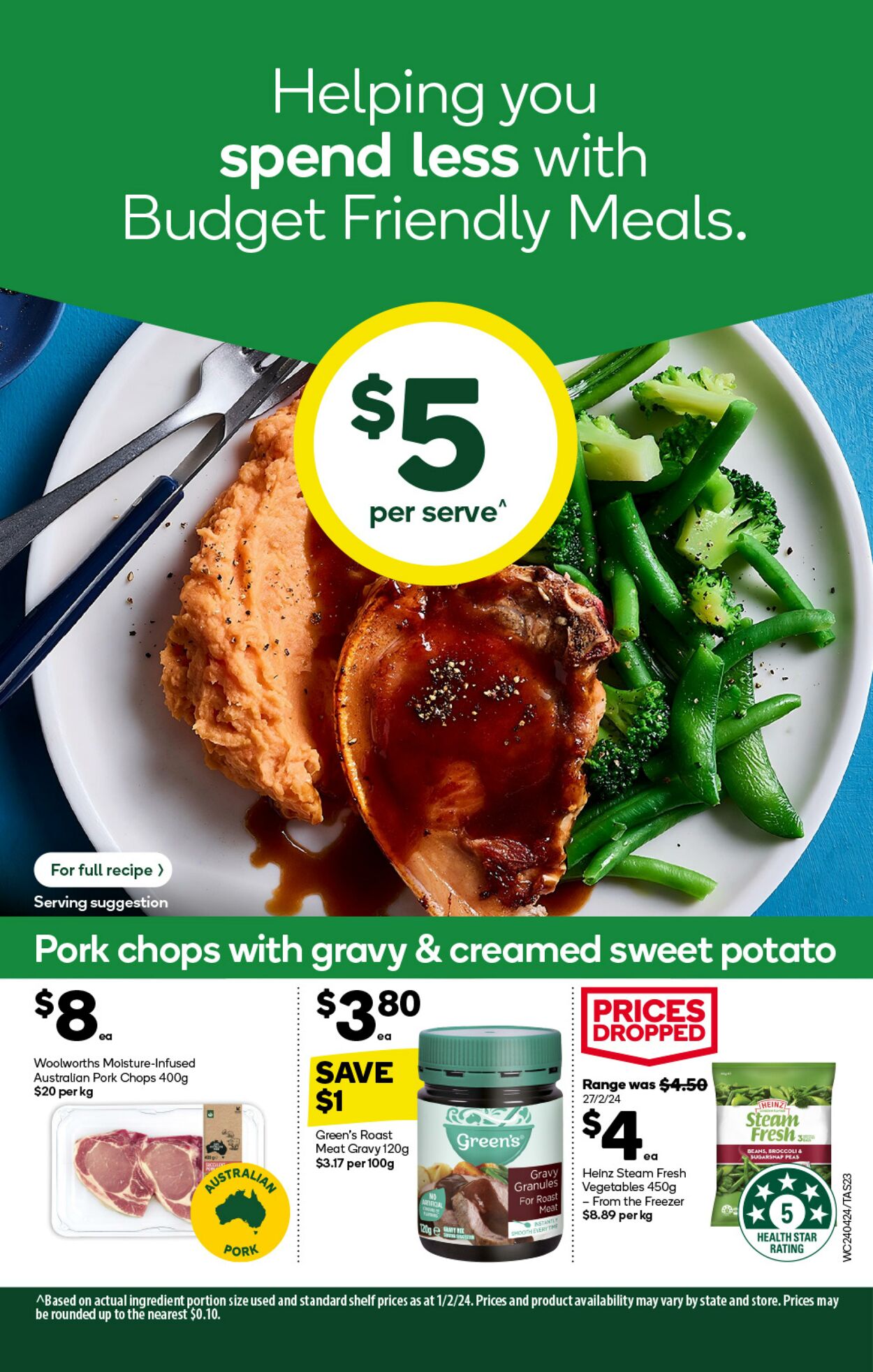 Catalogue Woolworths 24.04.2024 - 30.04.2024