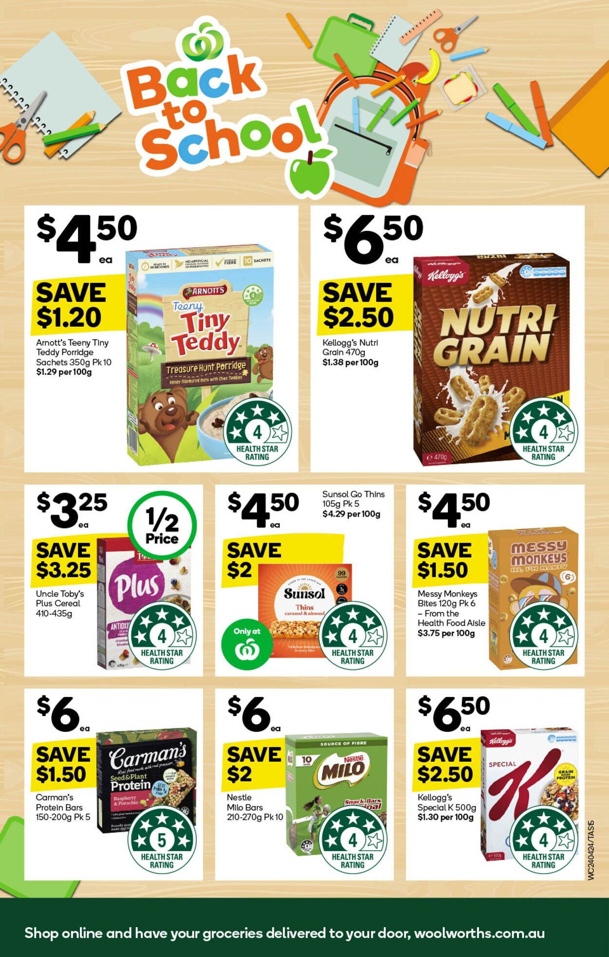 Catalogue Woolworths 24.04.2024 - 30.04.2024