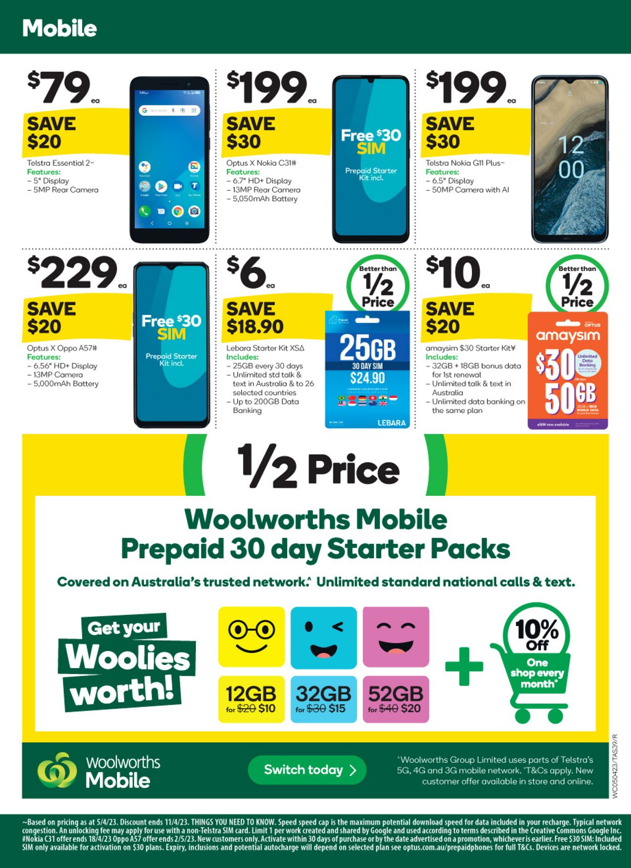 Catalogue Woolworths 05.04.2023 - 11.04.2023