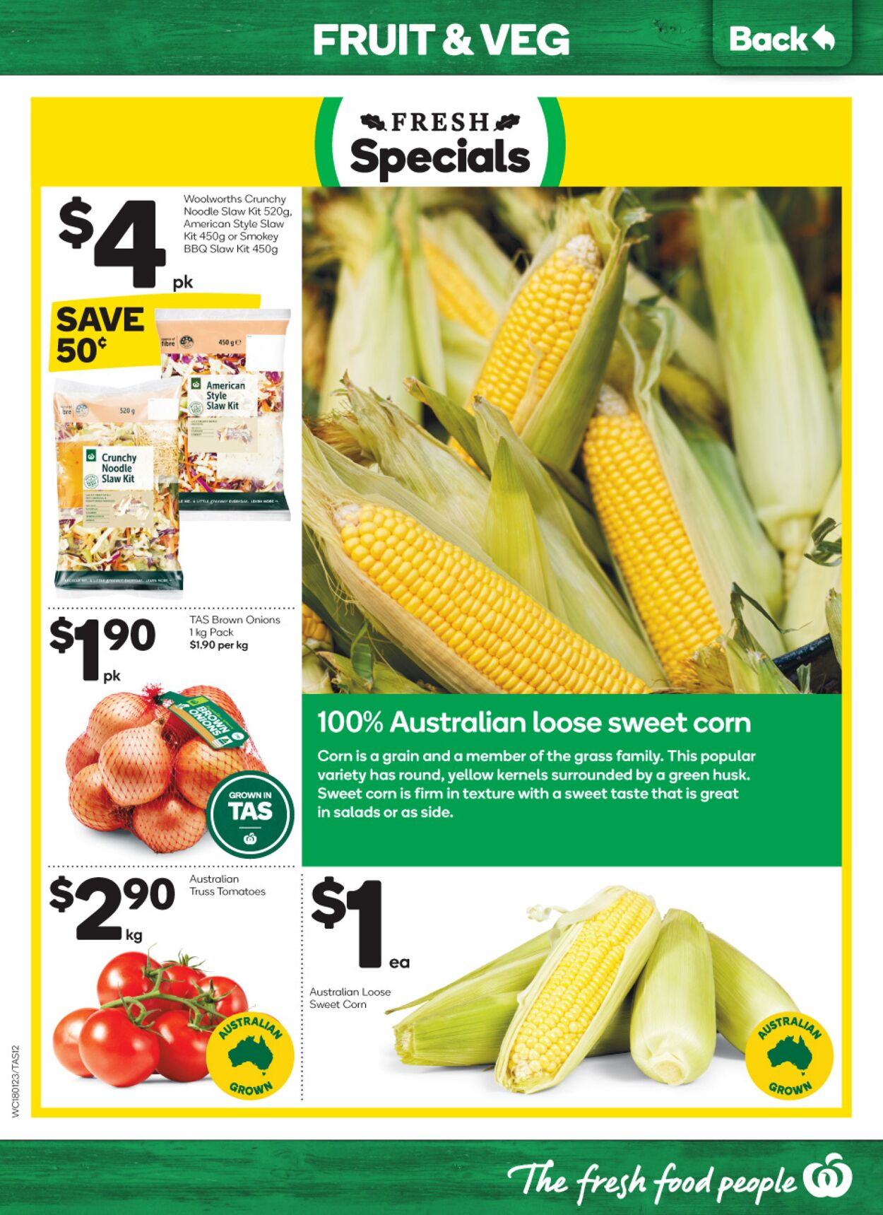 Catalogue Woolworths 18.01.2023 - 24.01.2023