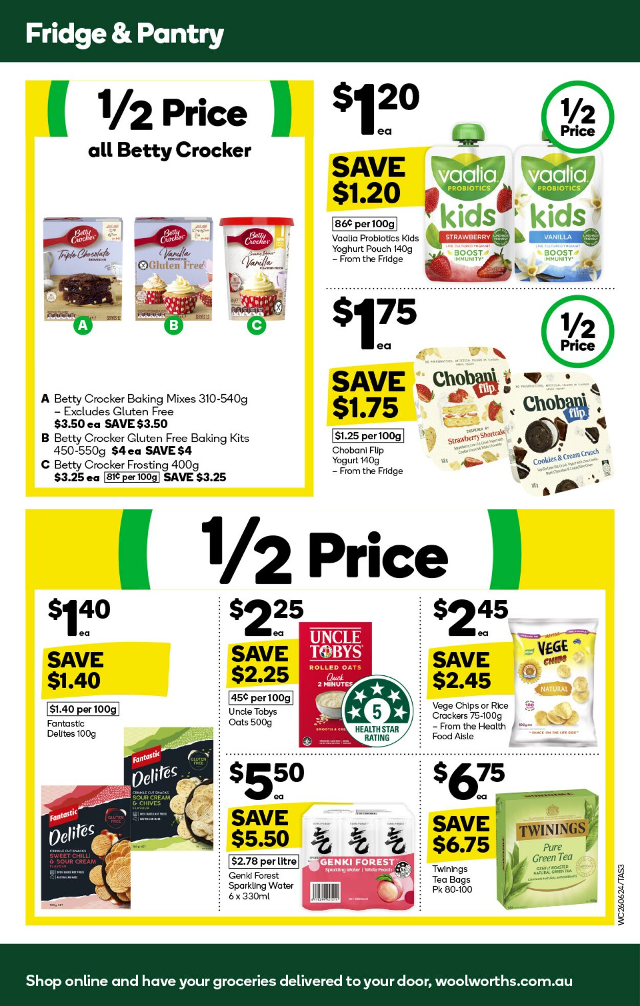 Catalogue Woolworths 26.06.2024 - 02.07.2024