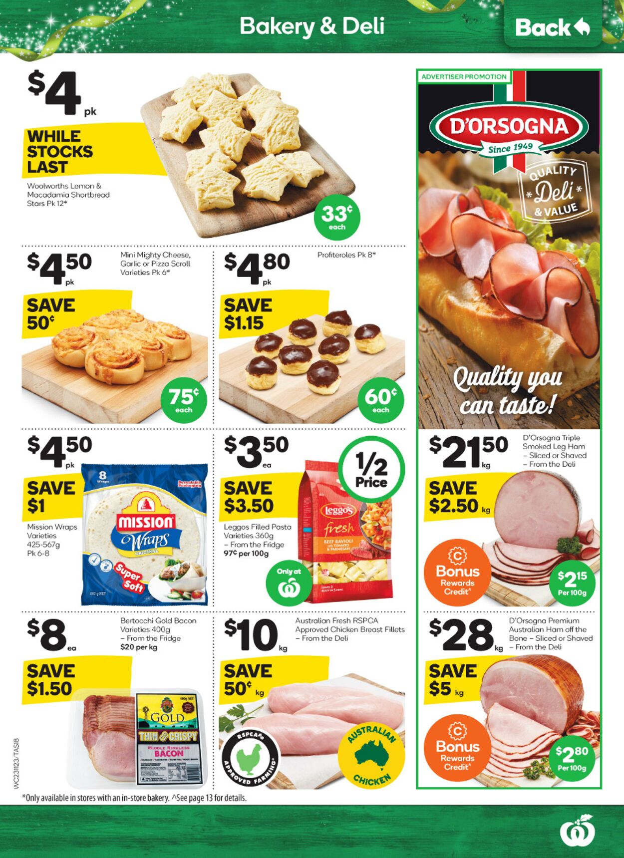 Catalogue Woolworths 23.11.2022 - 29.11.2022