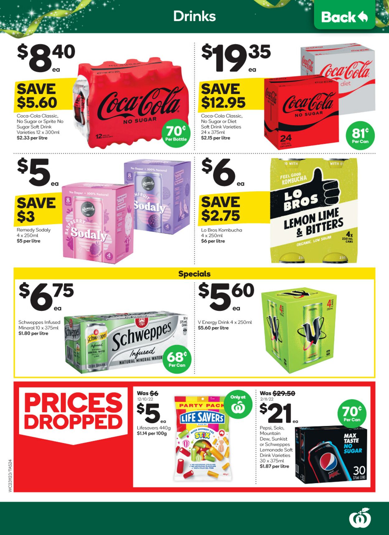 Catalogue Woolworths 23.11.2022 - 29.11.2022