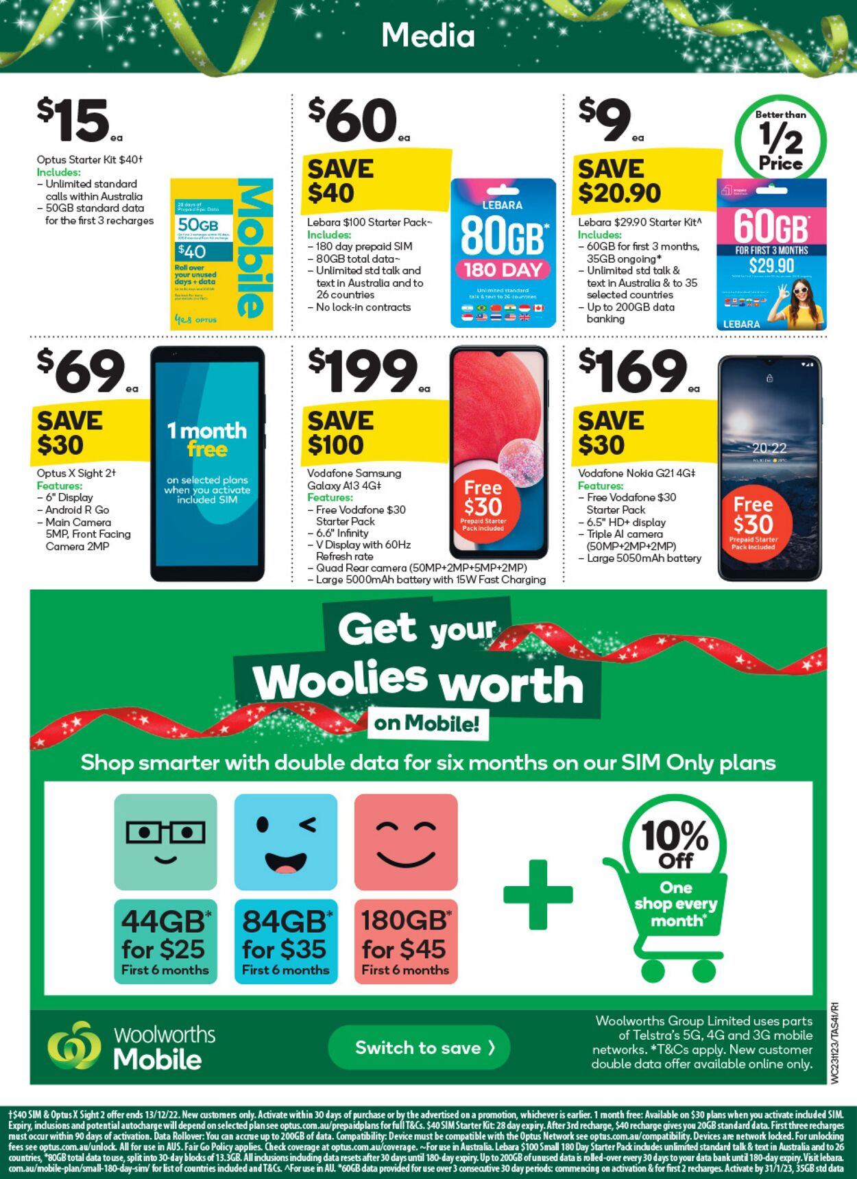 Catalogue Woolworths 23.11.2022 - 29.11.2022