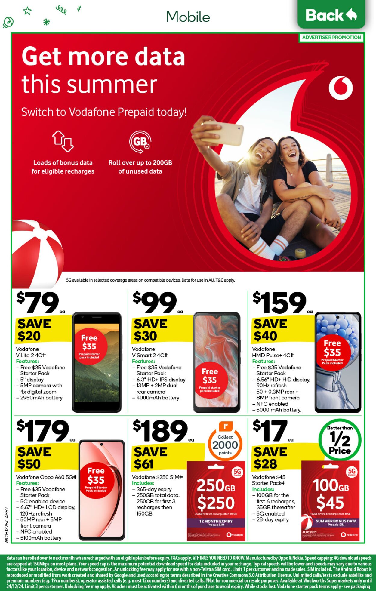 Catalogue Woolworths 18.12.2024 - 24.12.2024