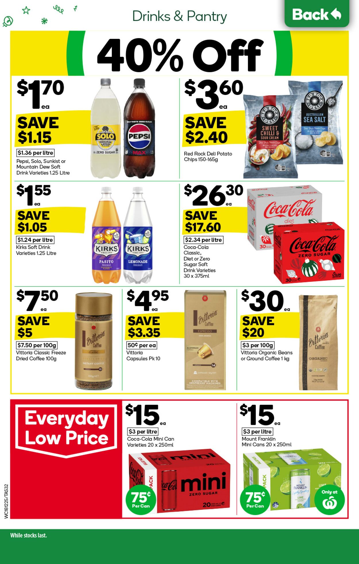 Catalogue Woolworths 18.12.2024 - 24.12.2024