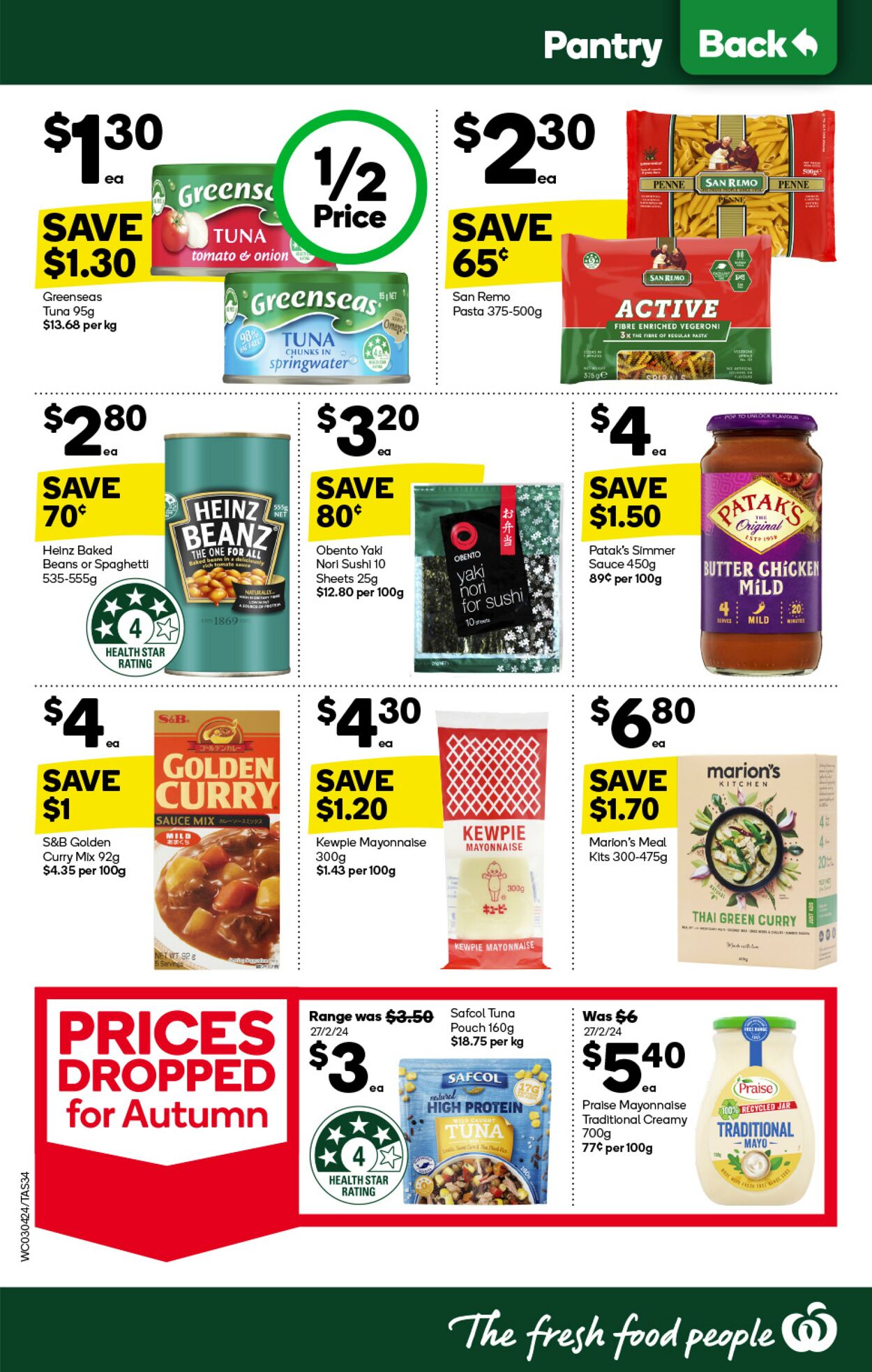 Catalogue Woolworths 03.04.2024 - 09.04.2024