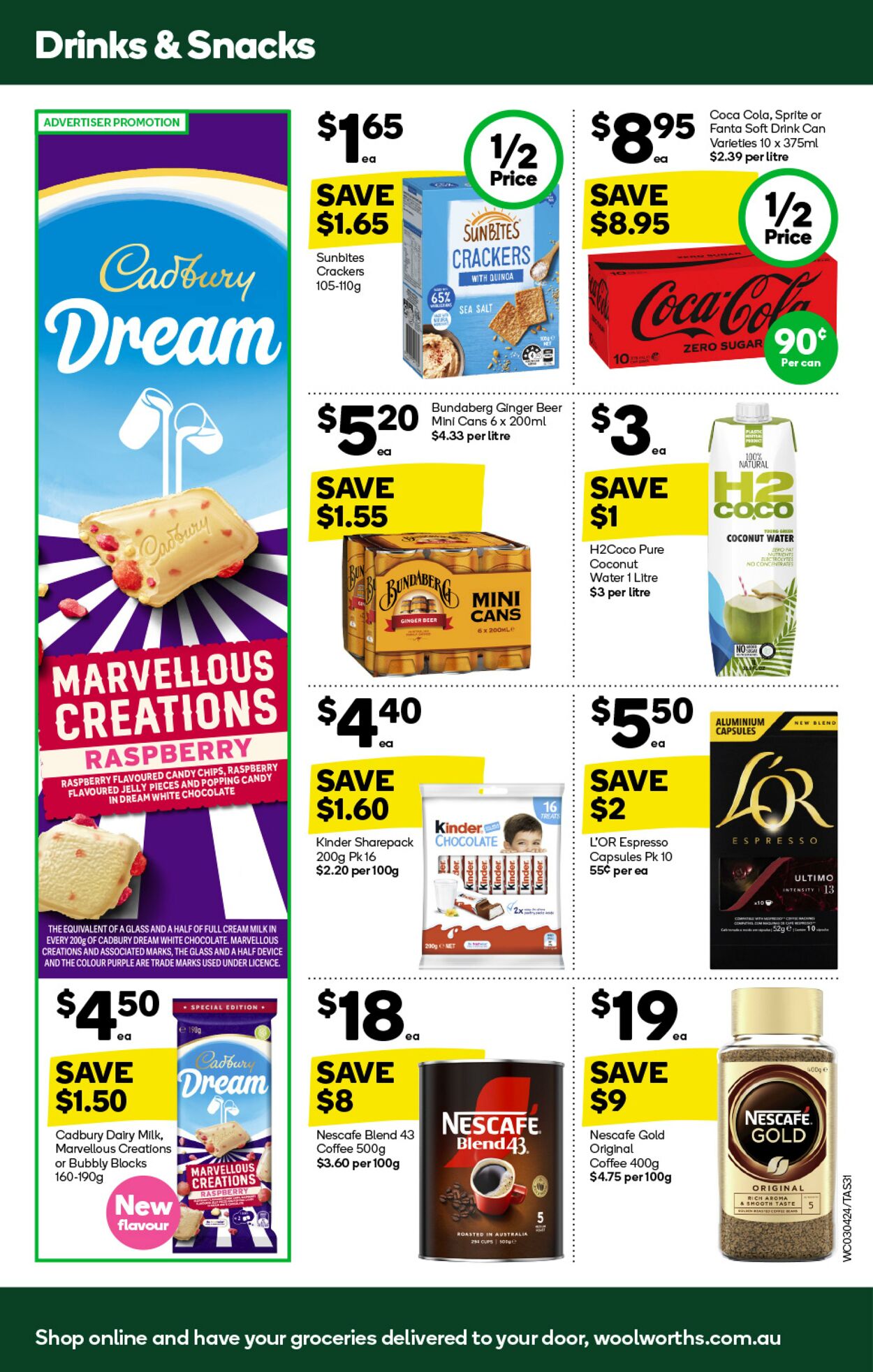 Catalogue Woolworths 03.04.2024 - 09.04.2024