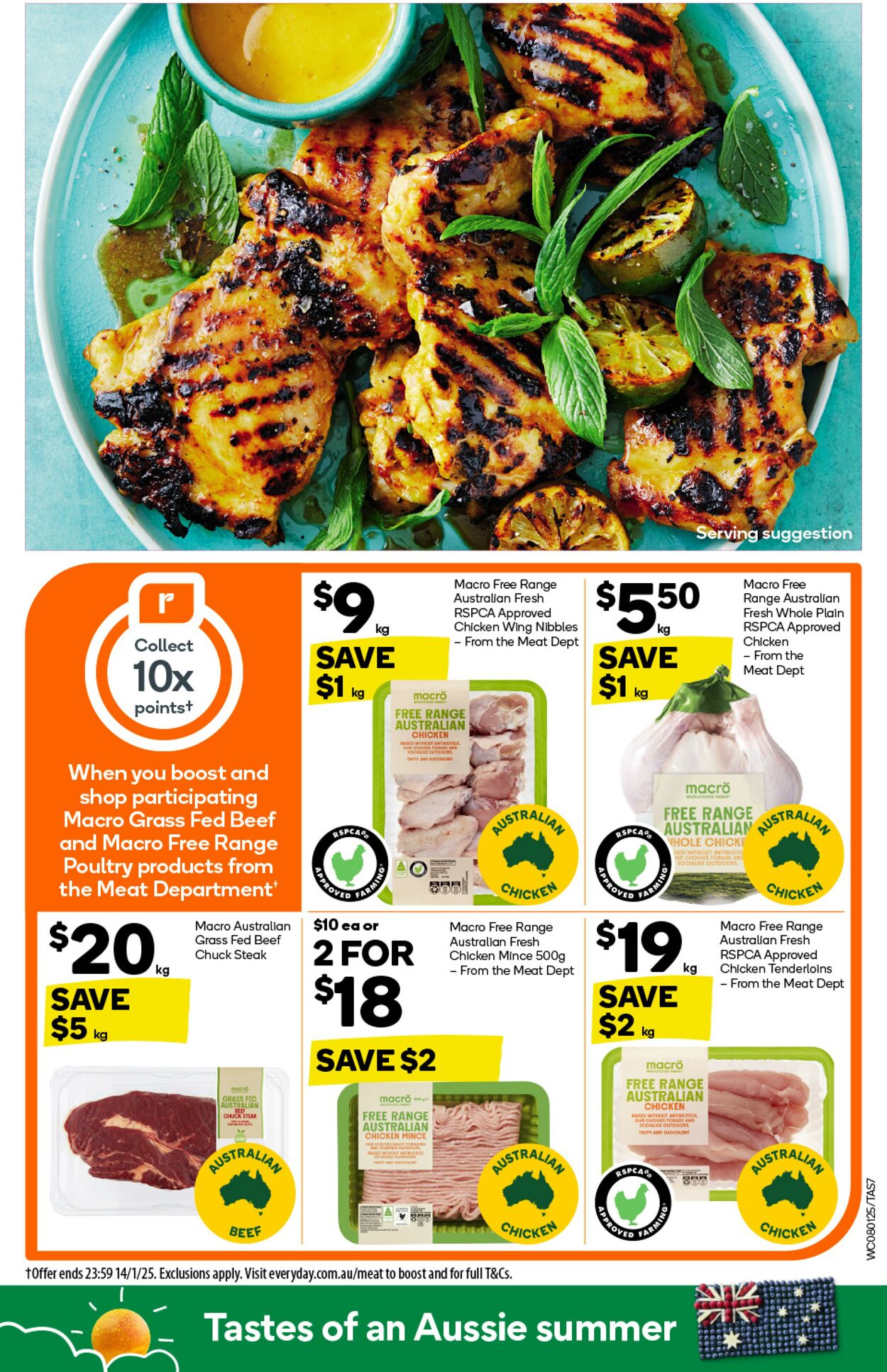 Catalogue Woolworths 08.01.2025 - 14.01.2025