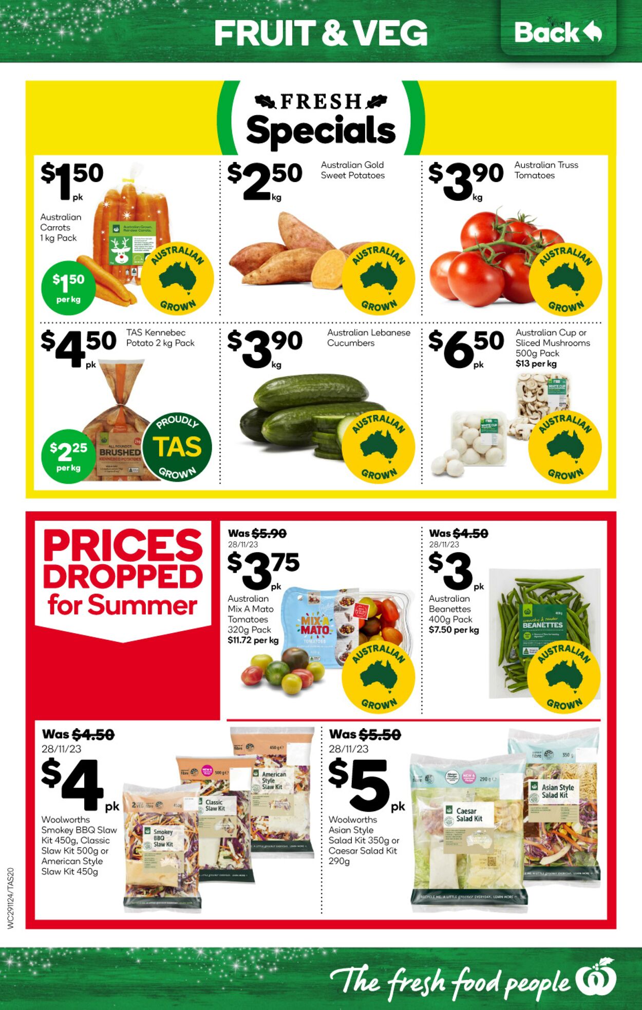 Catalogue Woolworths 29.11.2023 - 05.12.2023