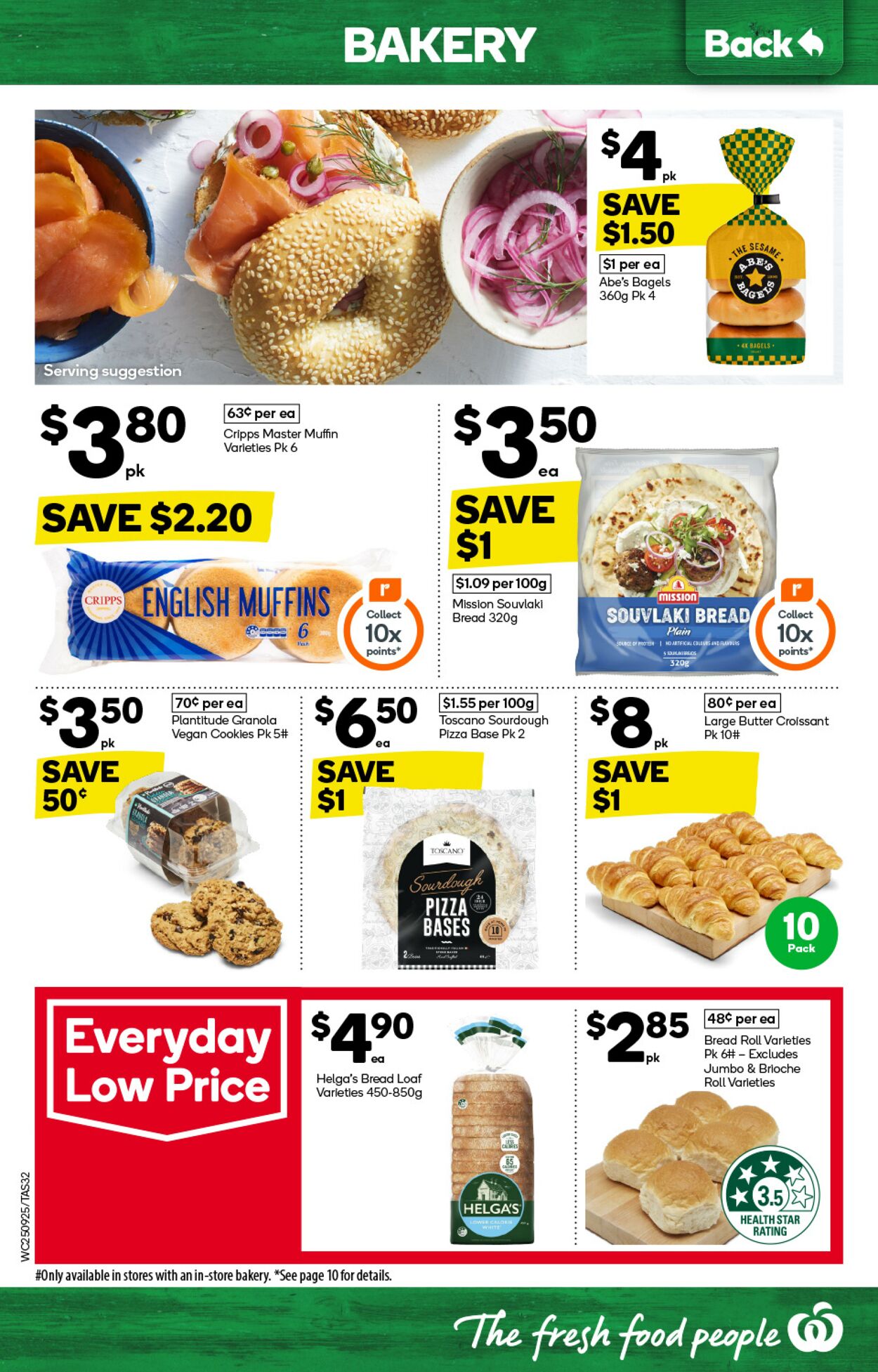 Catalogue Woolworths 25.09.2024 - 01.10.2024