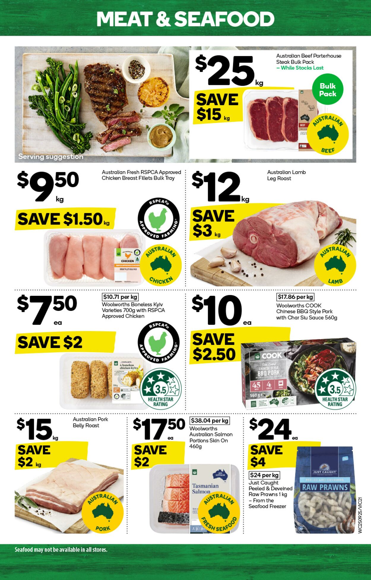 Catalogue Woolworths 25.09.2024 - 01.10.2024