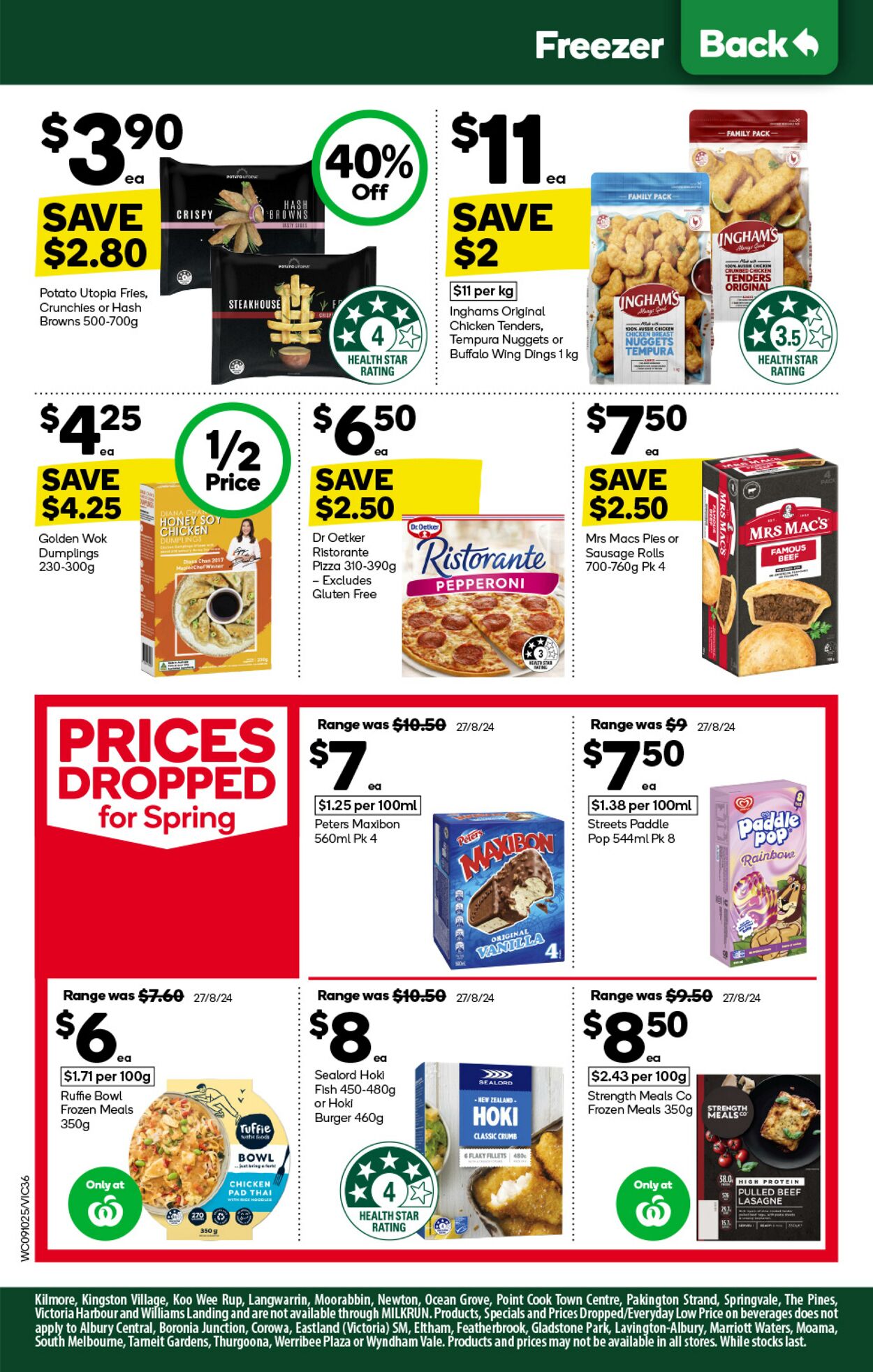 Catalogue Woolworths 09.10.2024 - 15.10.2024