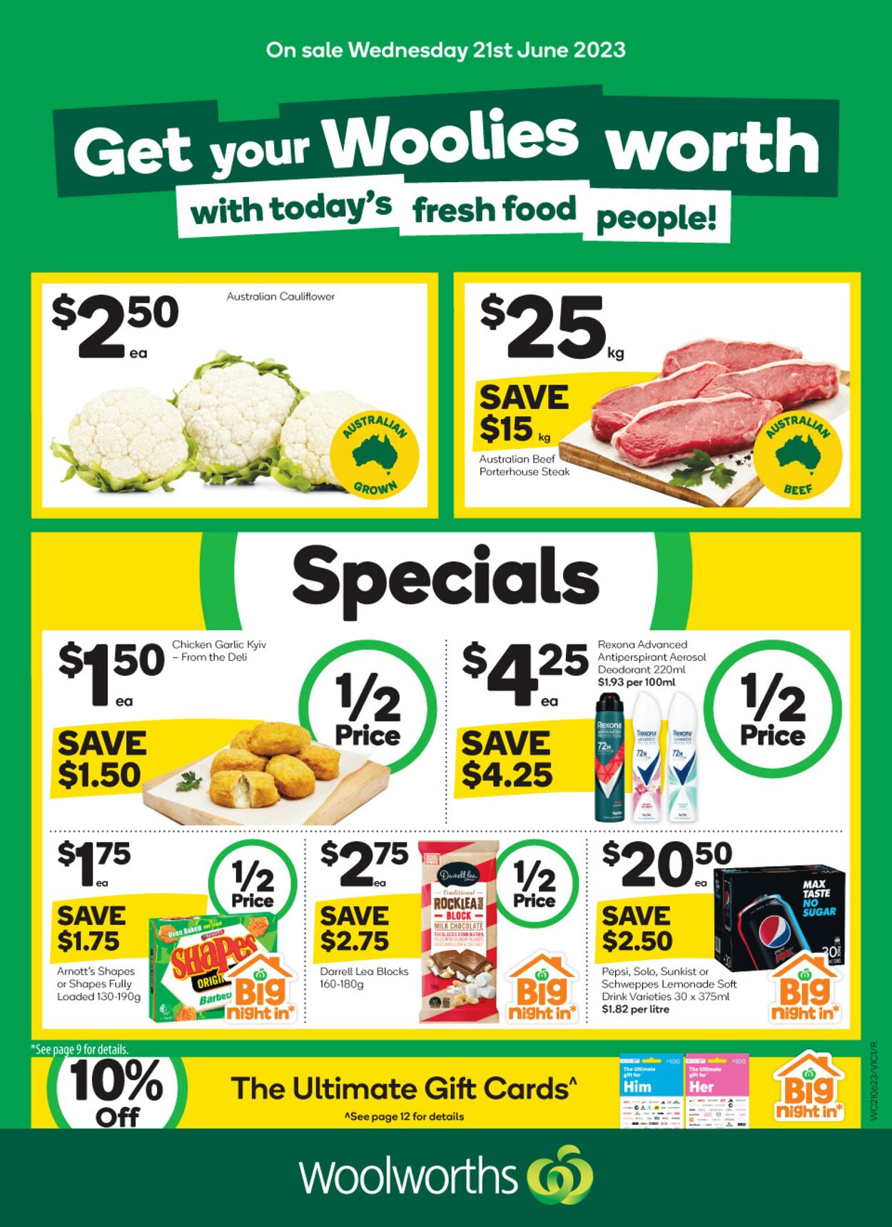 Catalogue Woolworths 21.06.2023 - 27.06.2023