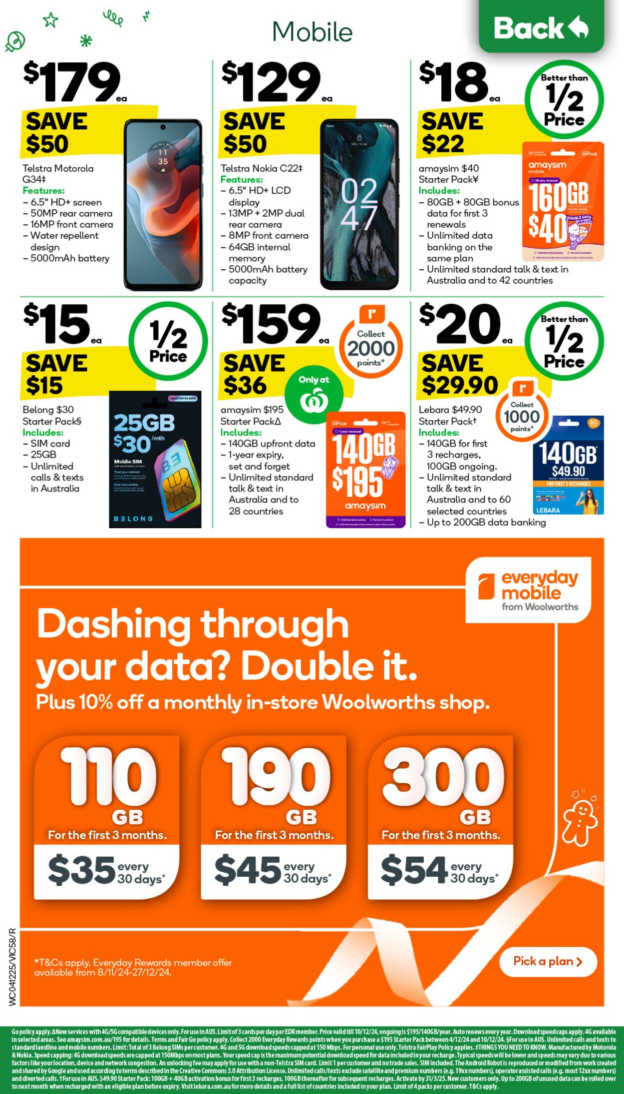 Catalogue Woolworths 04.12.2024 - 10.12.2024