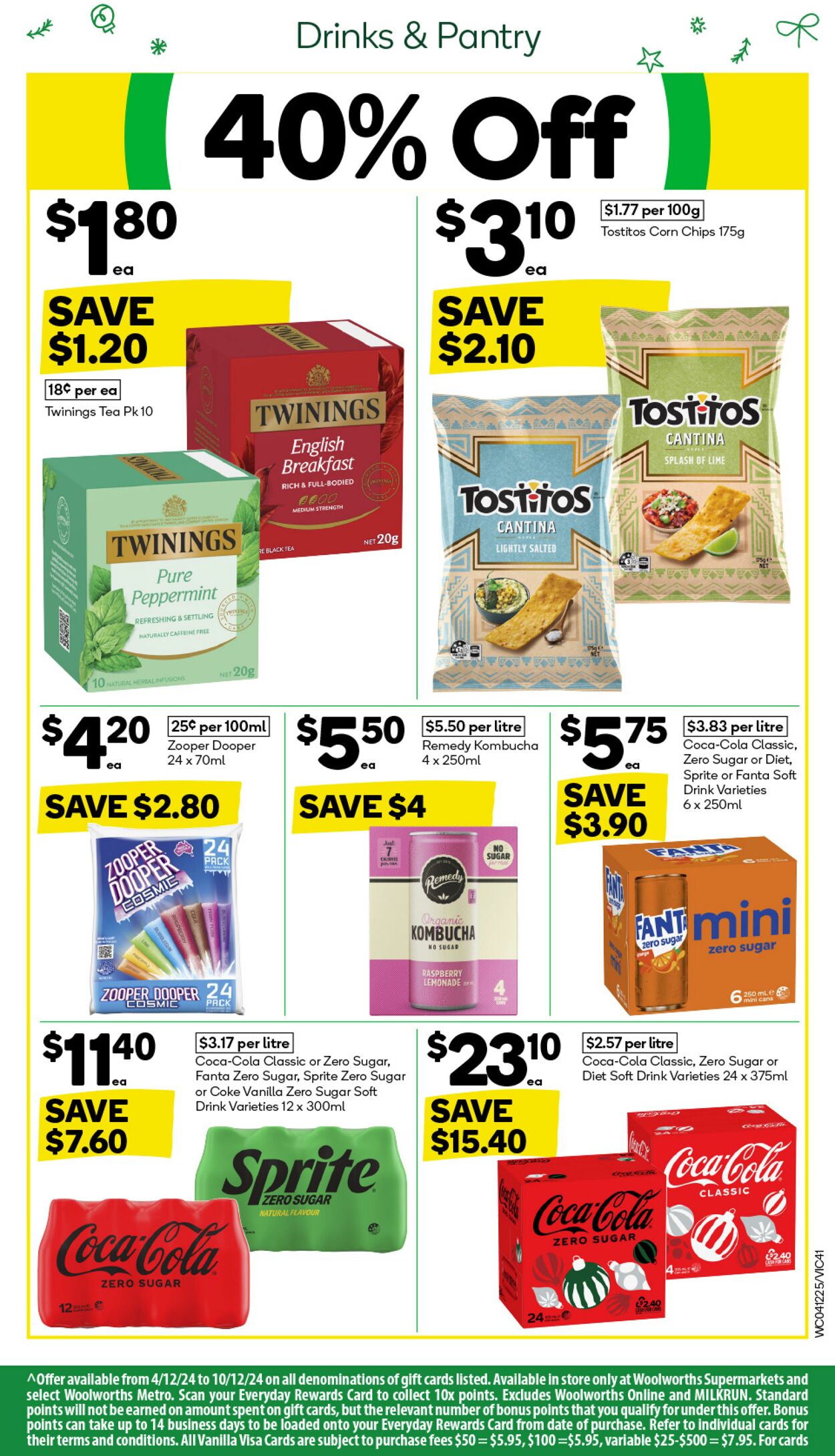 Catalogue Woolworths 04.12.2024 - 10.12.2024