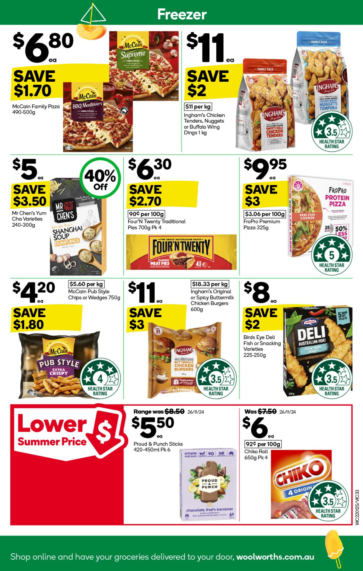 Catalogue Woolworths 22.01.2025 - 28.01.2025