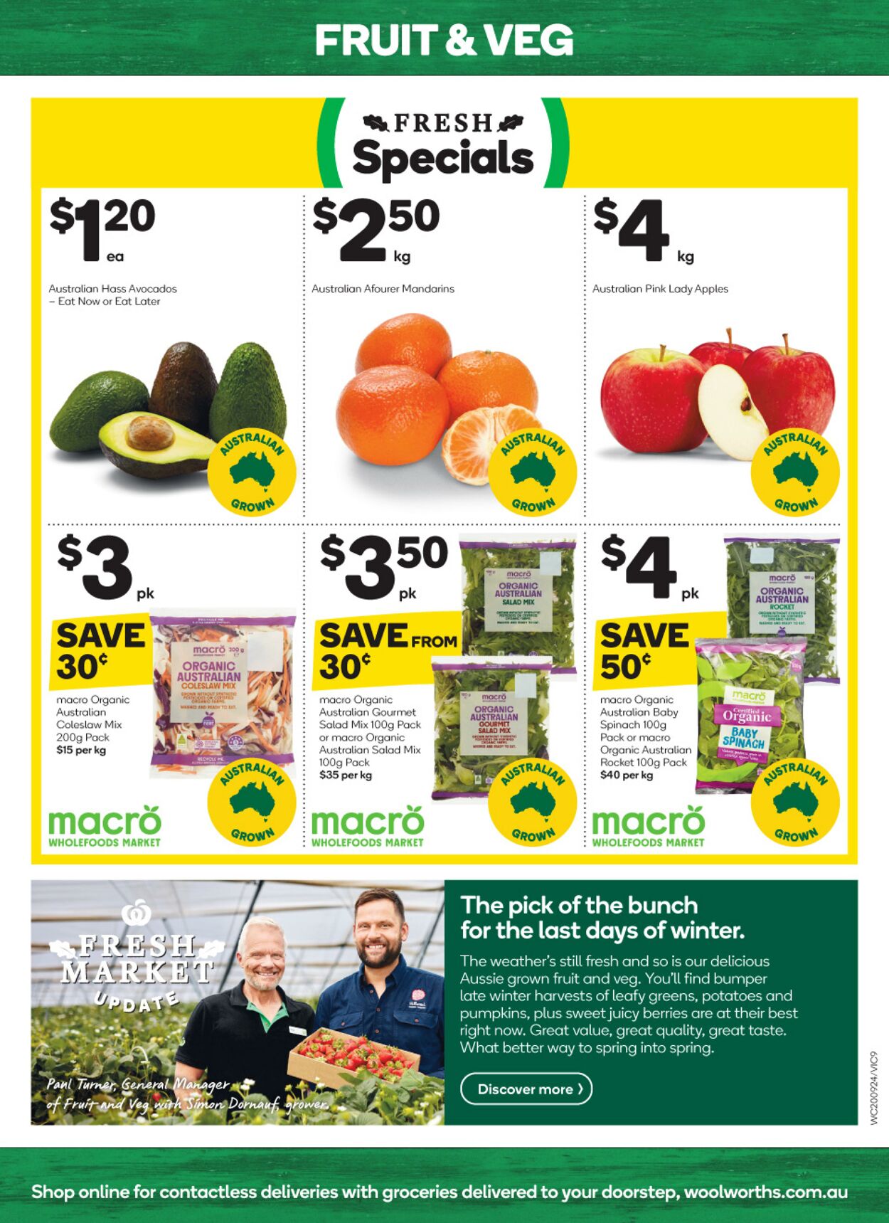 Catalogue Woolworths 20.09.2023 - 26.09.2023