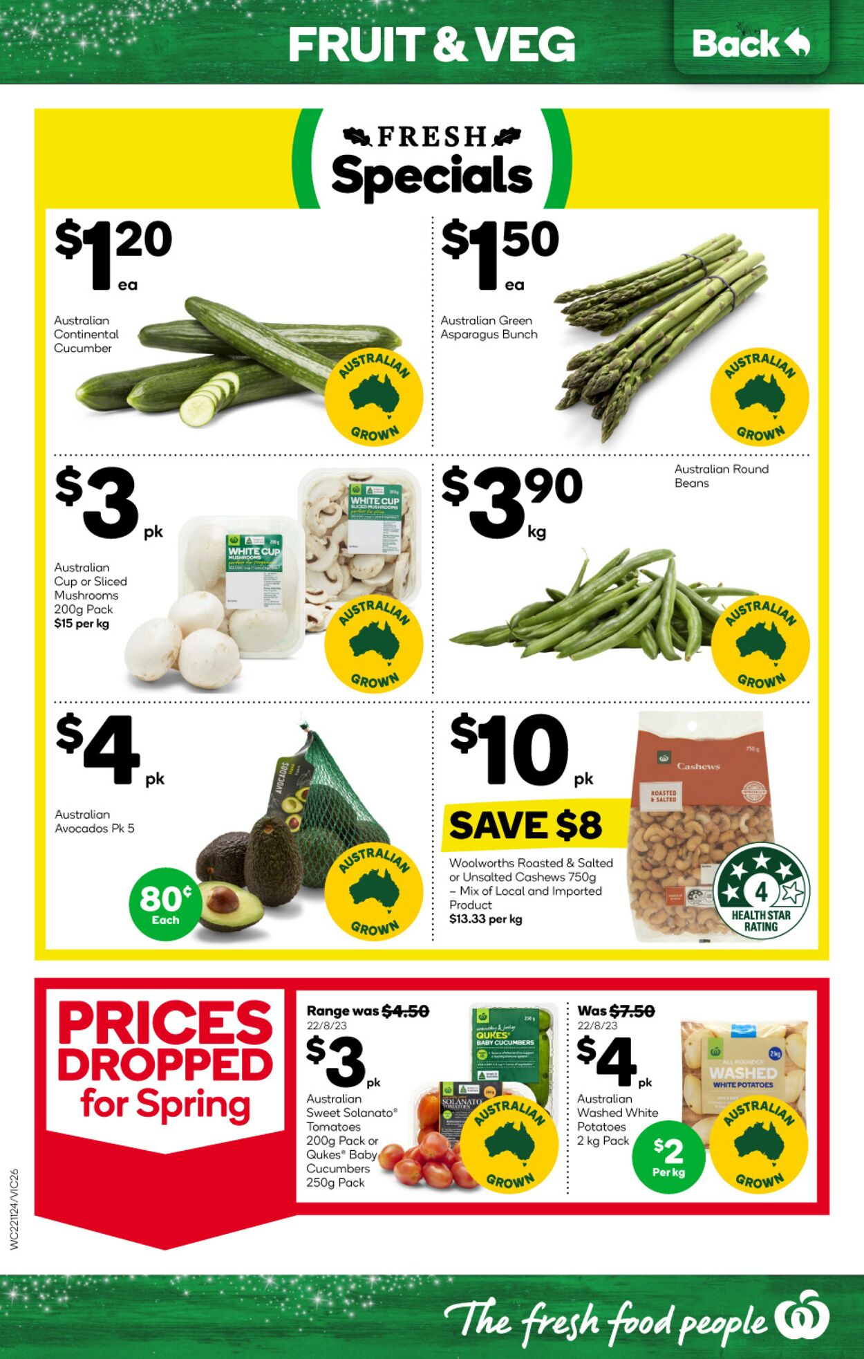 Catalogue Woolworths 22.11.2023 - 28.11.2023