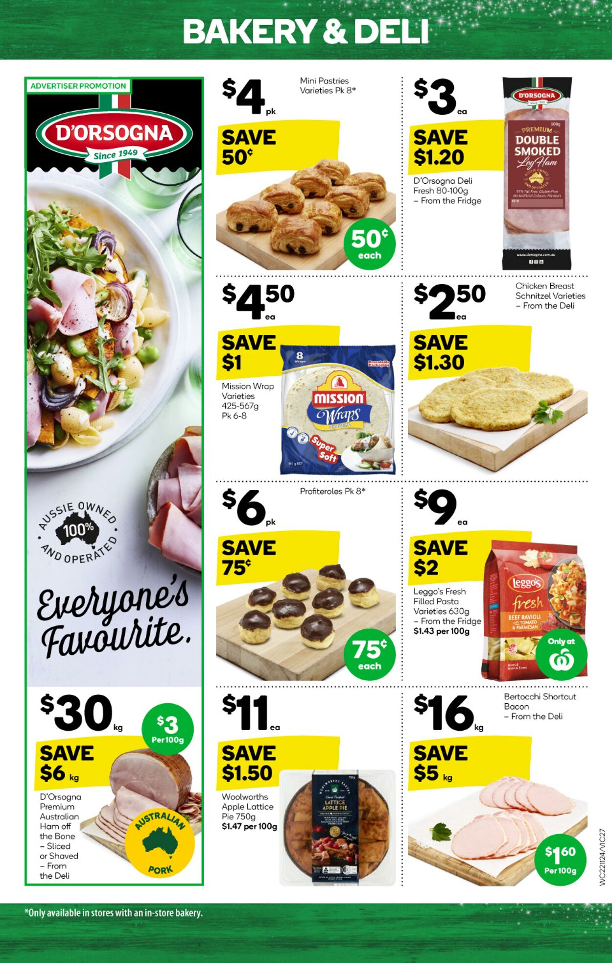 Catalogue Woolworths 22.11.2023 - 28.11.2023