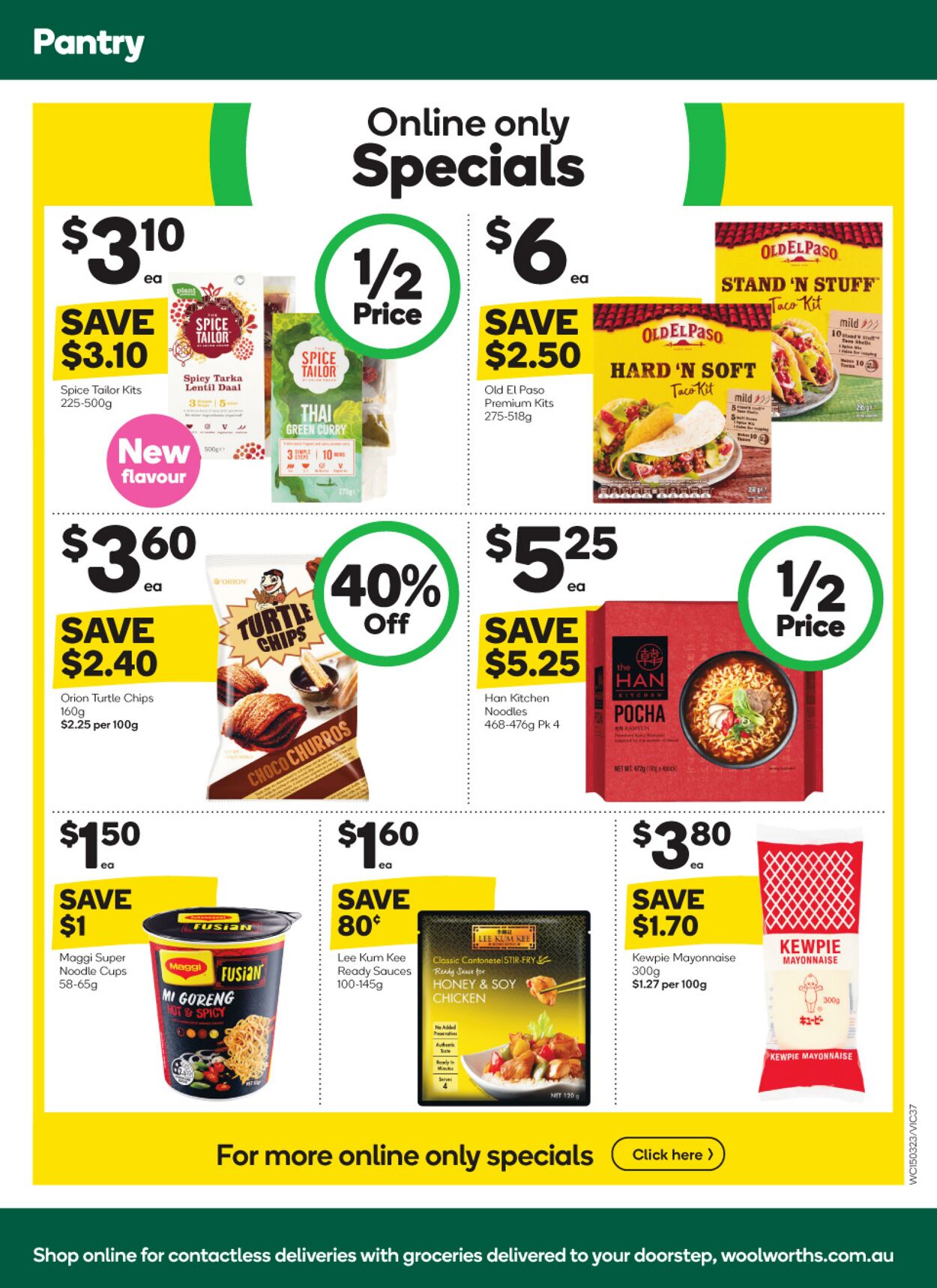 Catalogue Woolworths 15.03.2023 - 21.03.2023