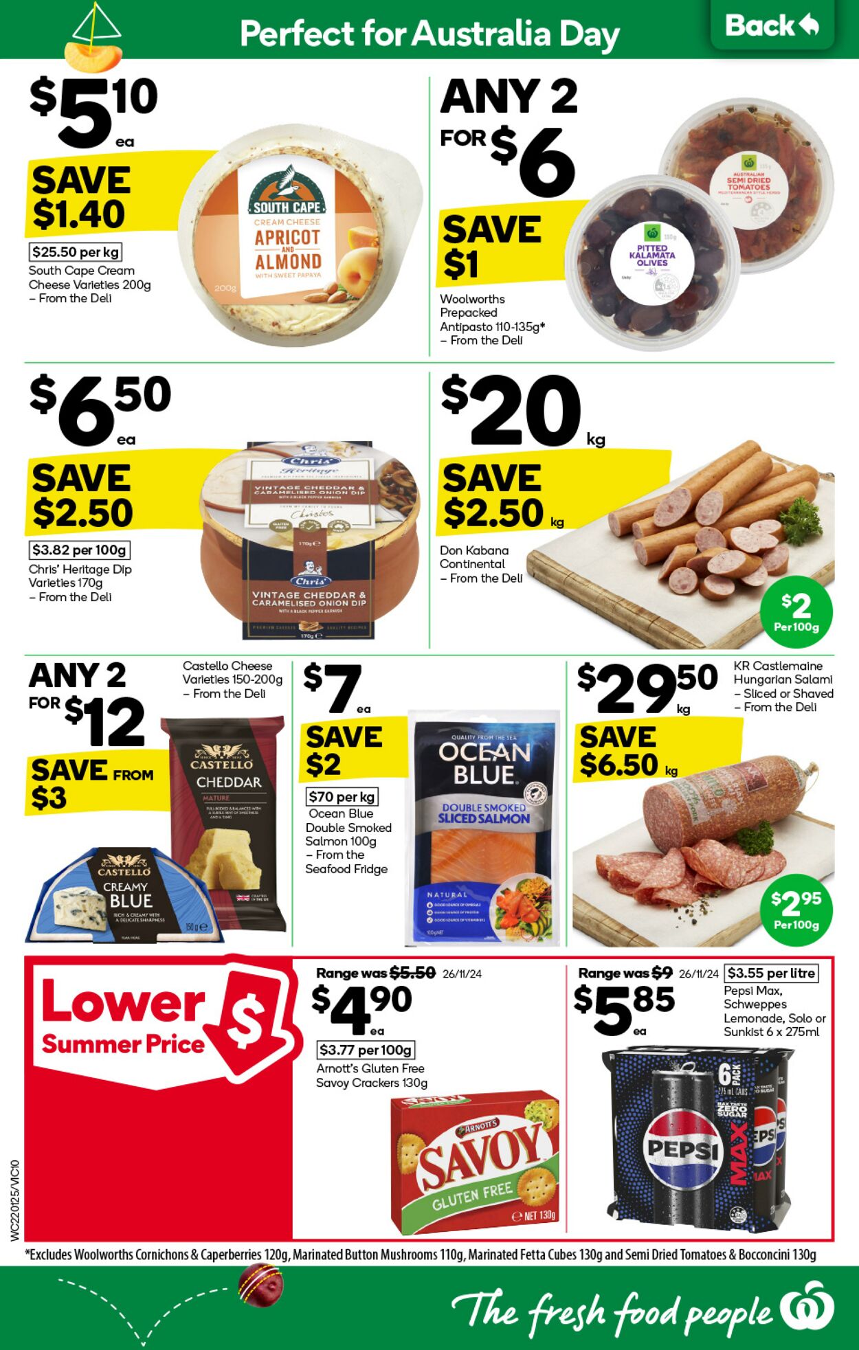 Catalogue Woolworths 22.01.2025 - 28.01.2025