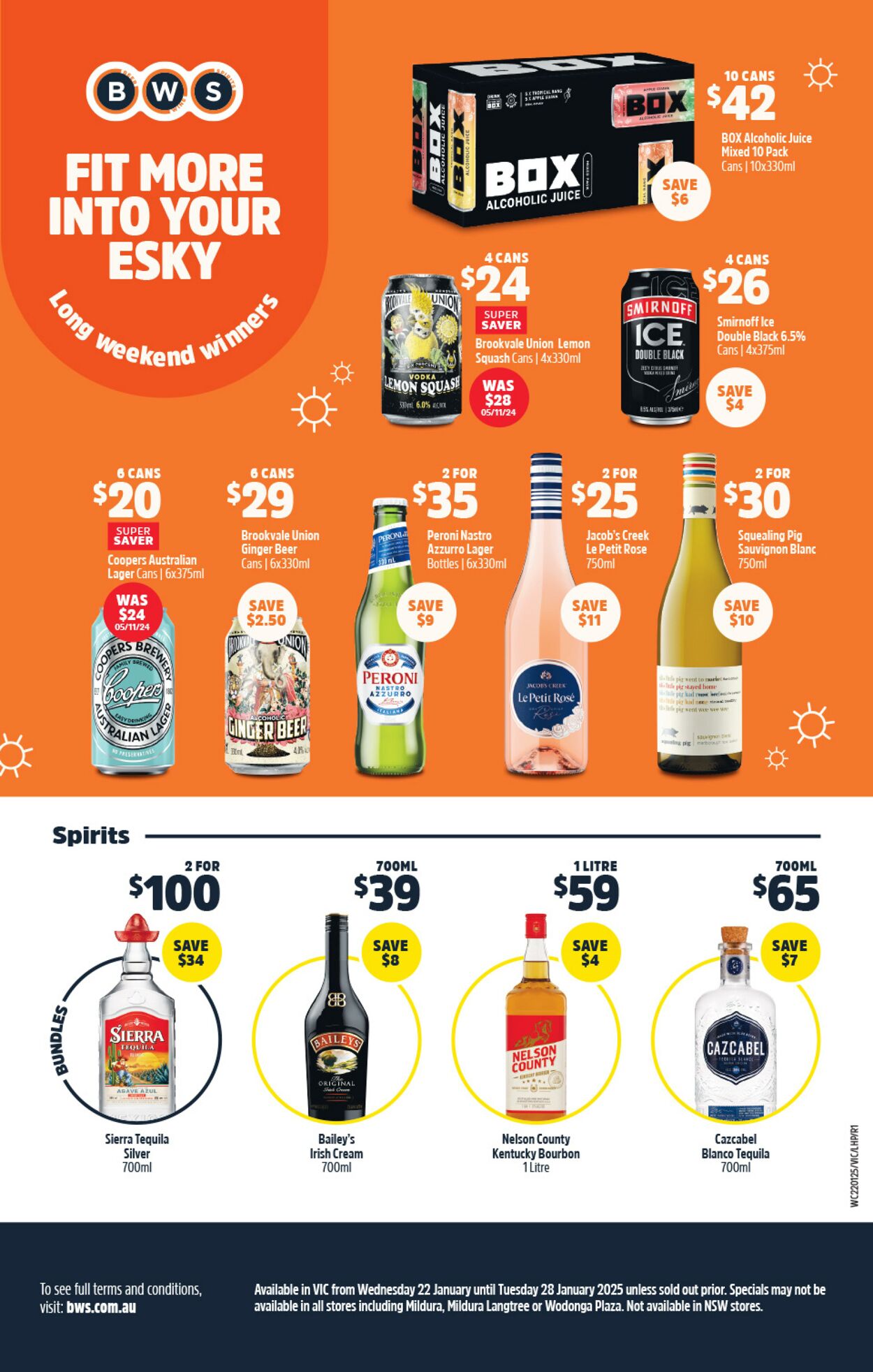 Catalogue Woolworths 22.01.2025 - 28.01.2025