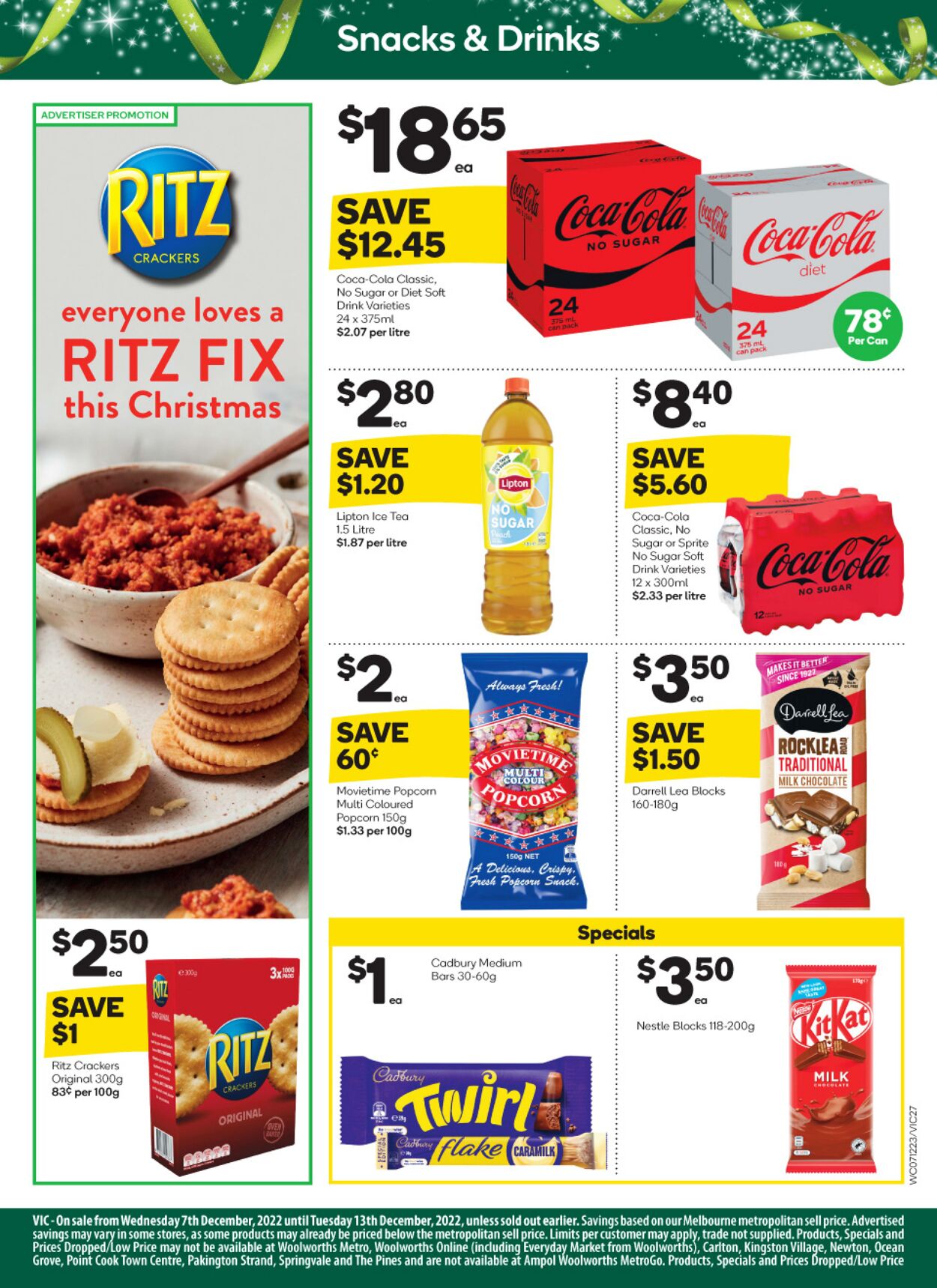 Catalogue Woolworths 07.12.2022 - 13.12.2022