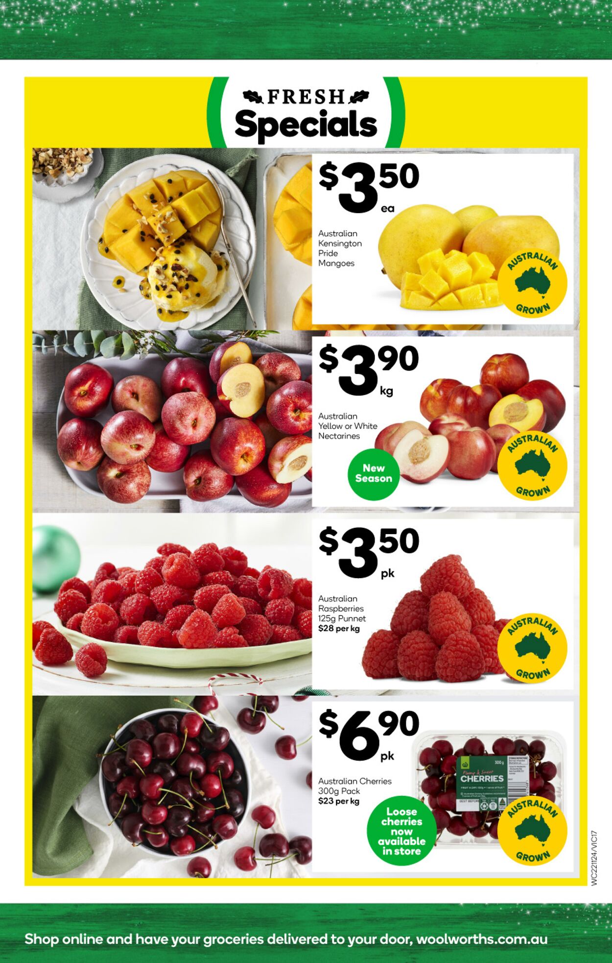 Catalogue Woolworths 22.11.2023 - 28.11.2023