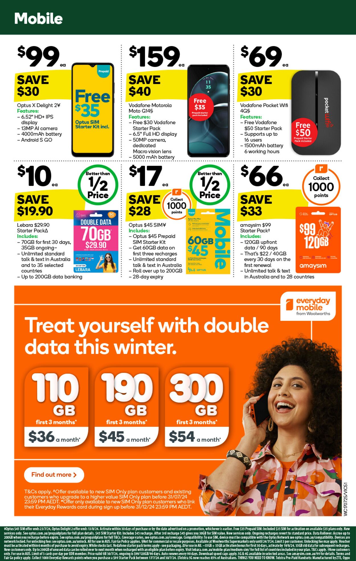 Catalogue Woolworths 17.07.2024 - 23.07.2024