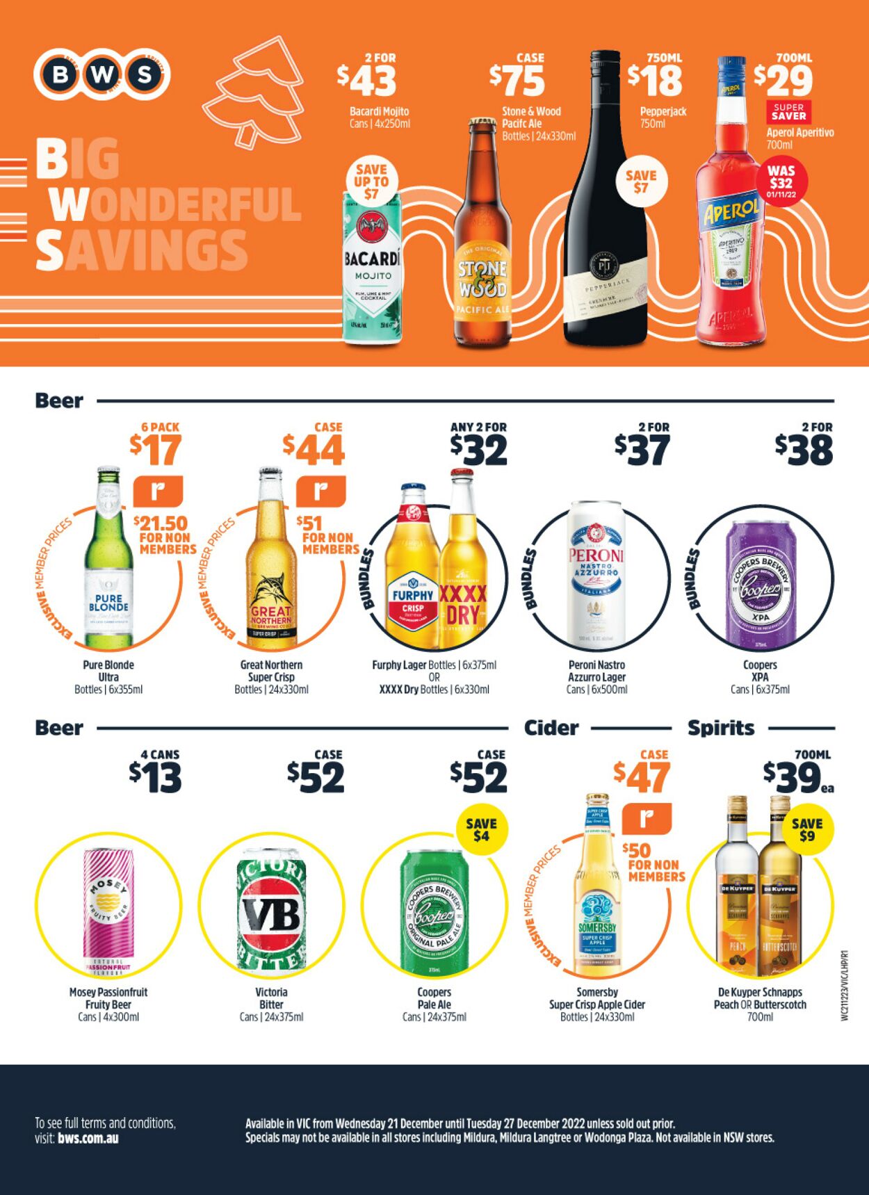 Catalogue Woolworths 21.12.2022 - 27.12.2022