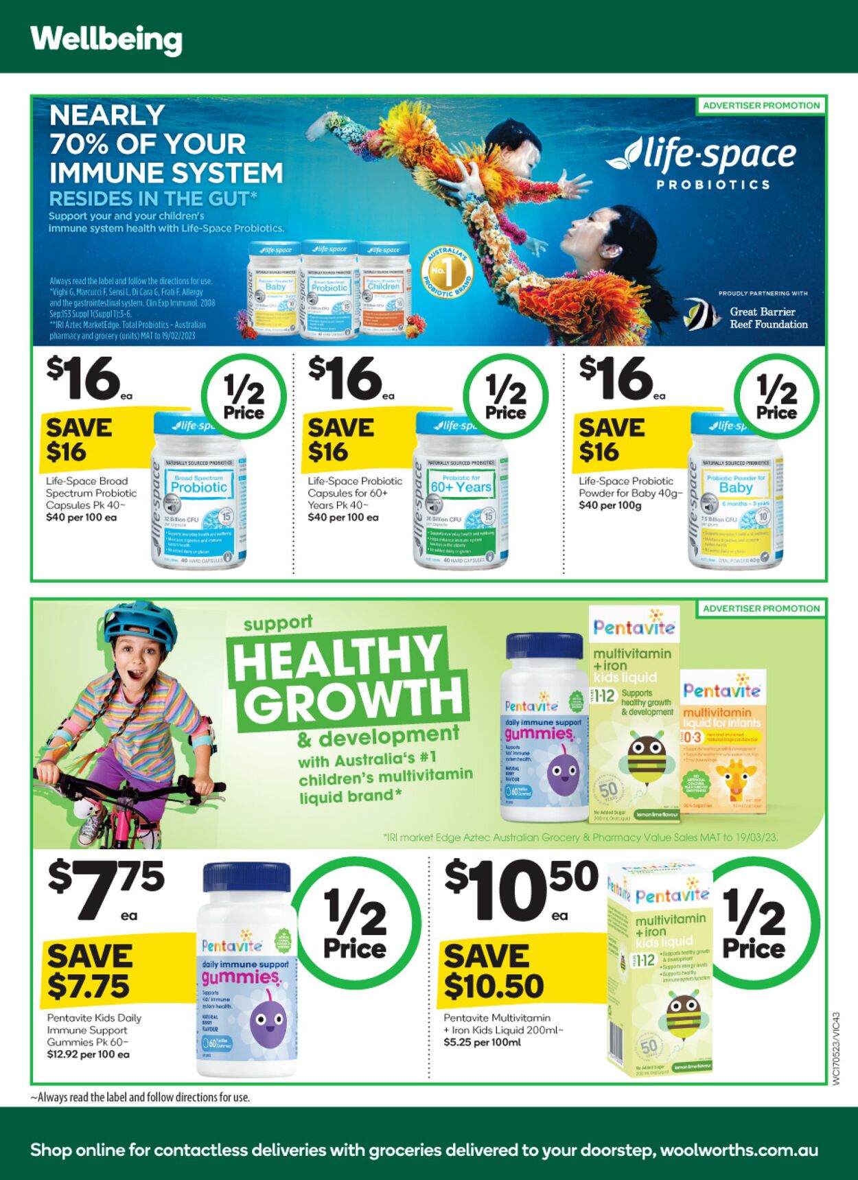 Catalogue Woolworths 17.05.2023 - 23.05.2023