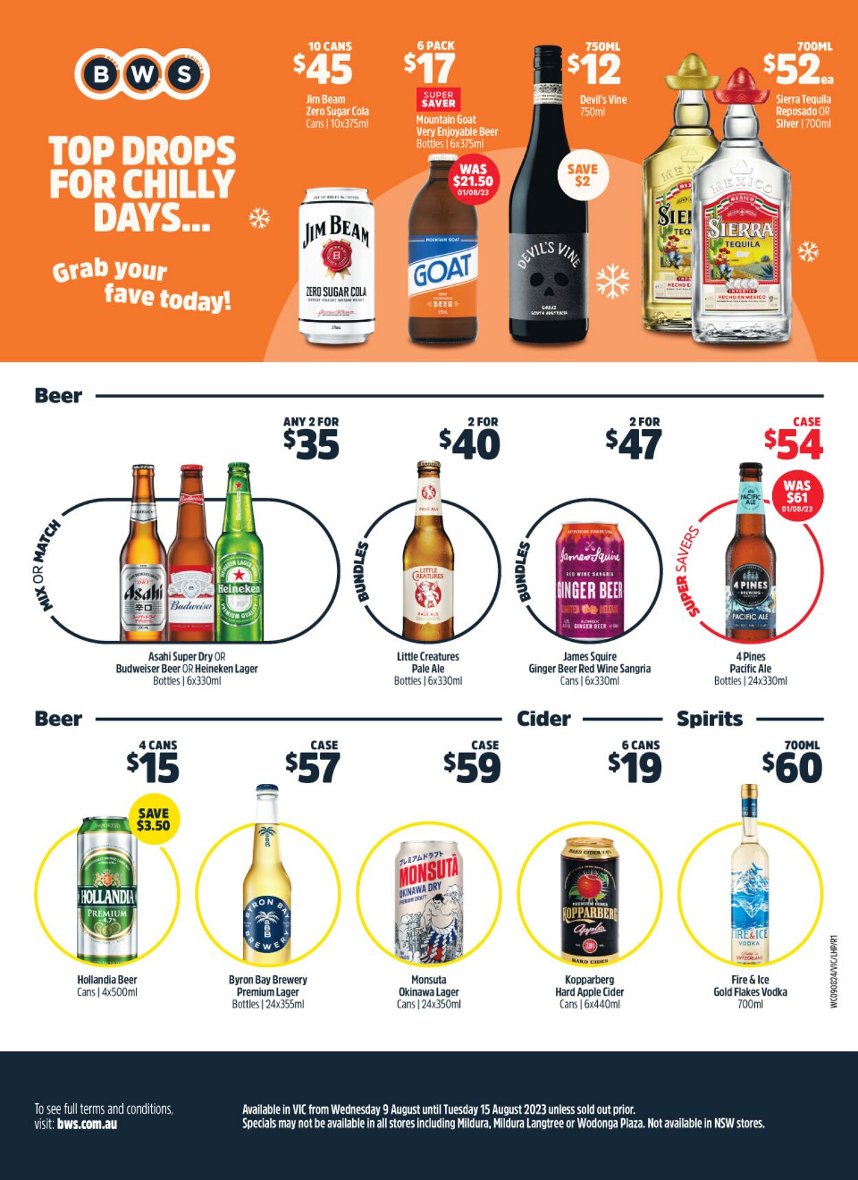 Catalogue Woolworths 09.08.2023 - 15.08.2023