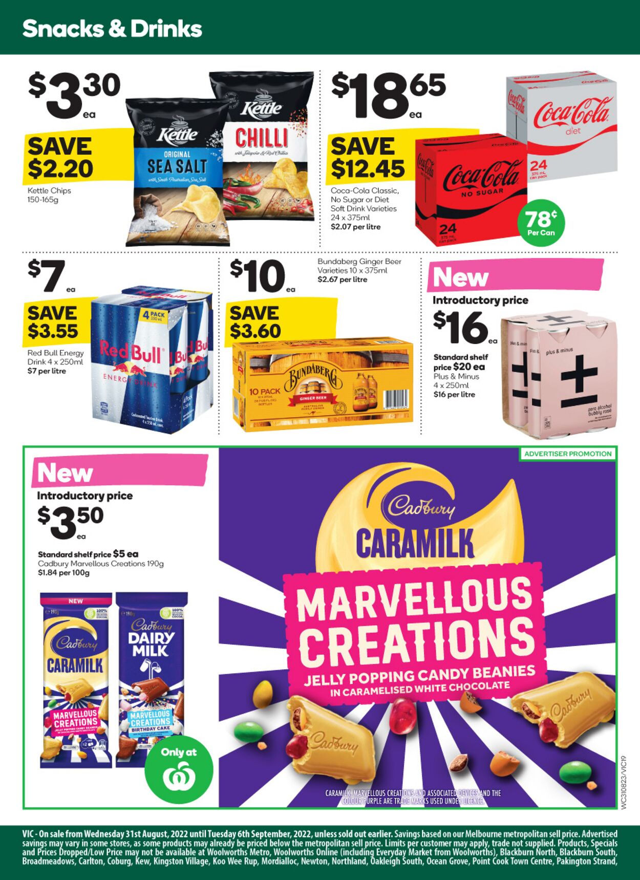 Catalogue Woolworths 31.08.2022 - 06.09.2022