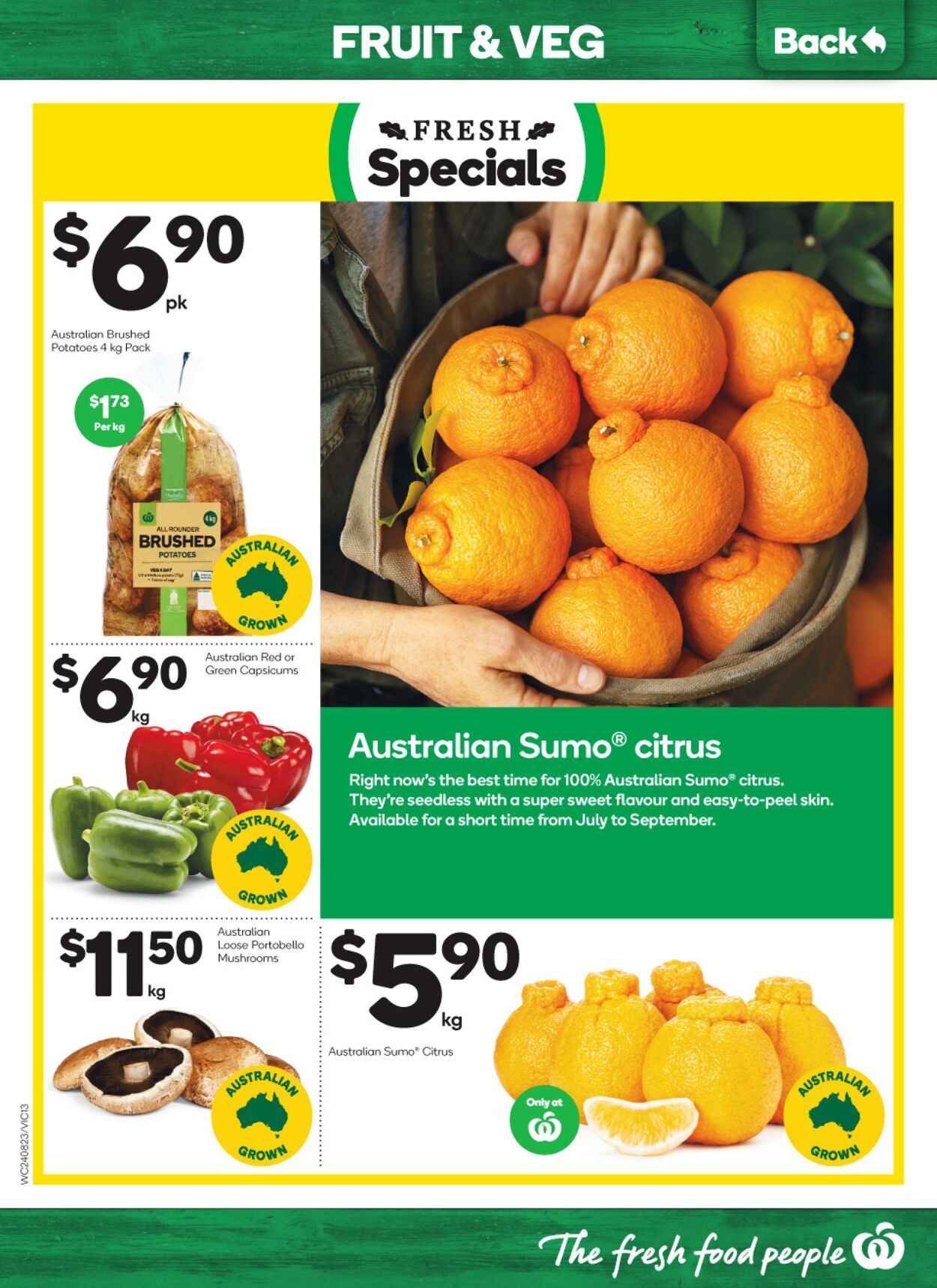 Catalogue Woolworths 24.08.2022 - 30.08.2022