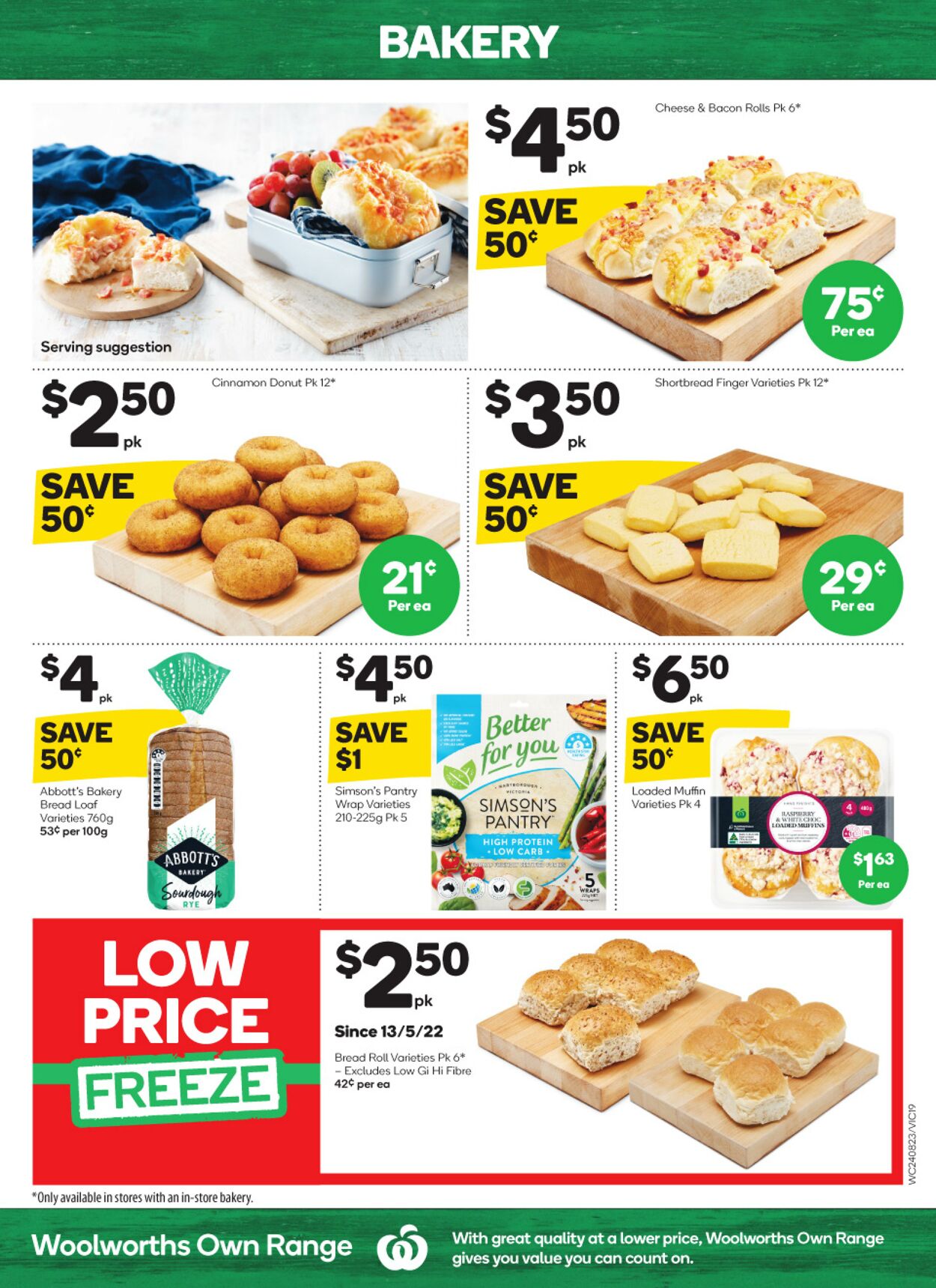 Catalogue Woolworths 24.08.2022 - 30.08.2022